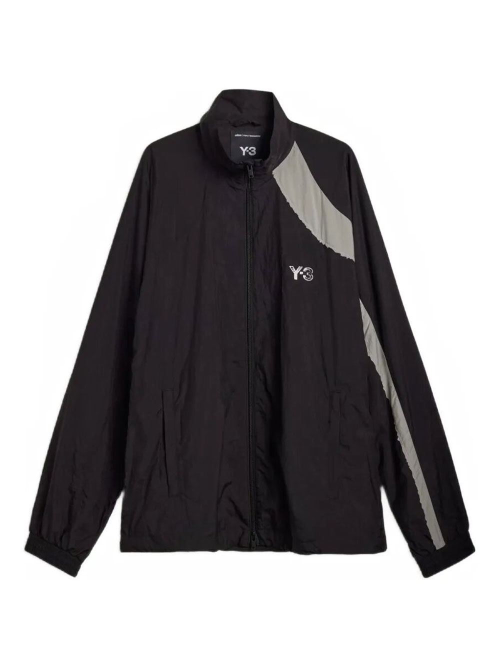 X YOHJI YAMAMOTO: RAW EDGE NYLON SHELL JACKET KF6027BLACK (Y-3 / カジュアルジャケット ) | Y-3 (ワイスリー)
