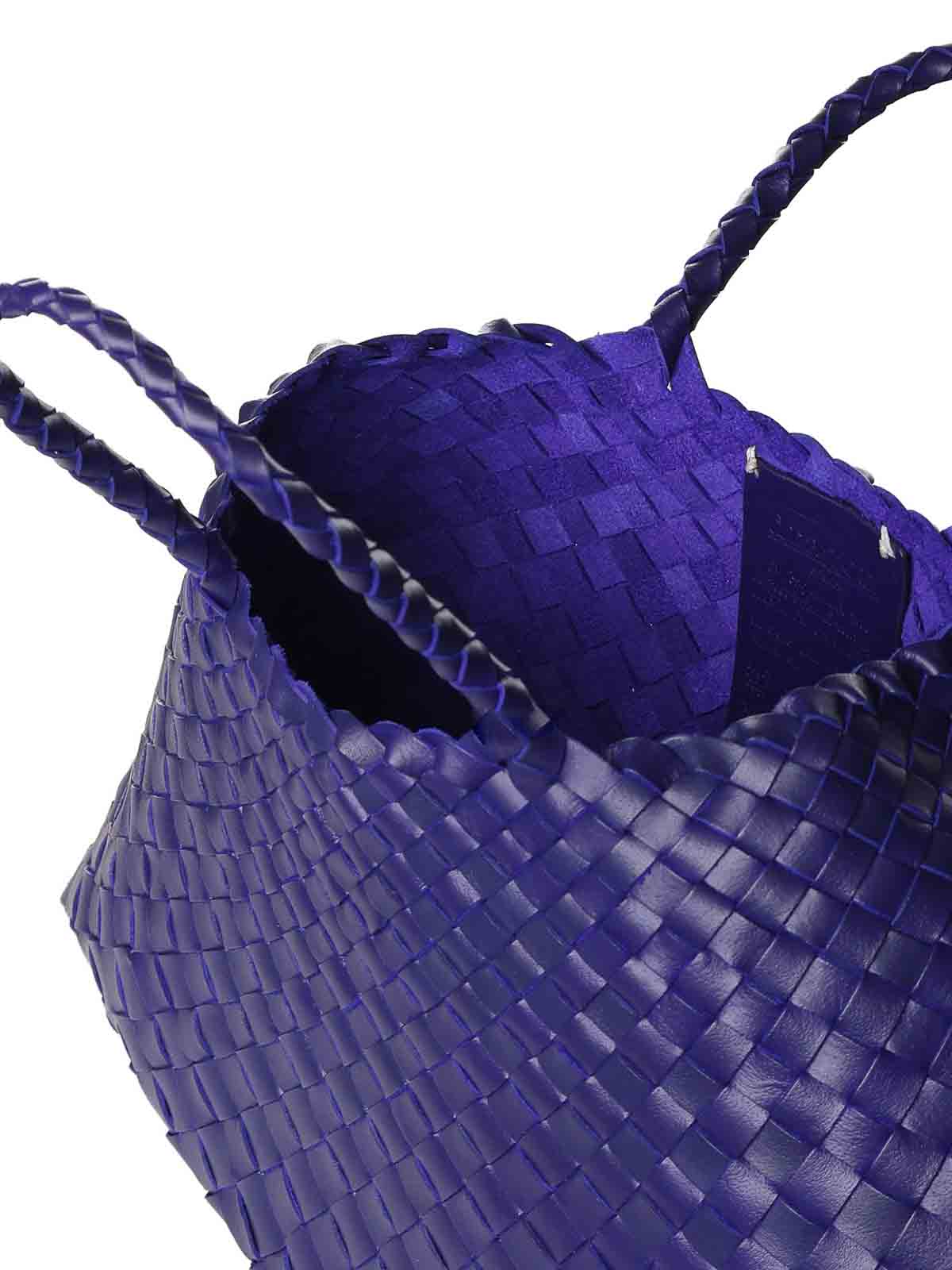 Small Santa Croce Leather Bag 8893DEEPPURPLE (dragon DIFFUSION / トートバッグ ) | dragon DIFFUSION (ドラゴンディフュージョン)(2)