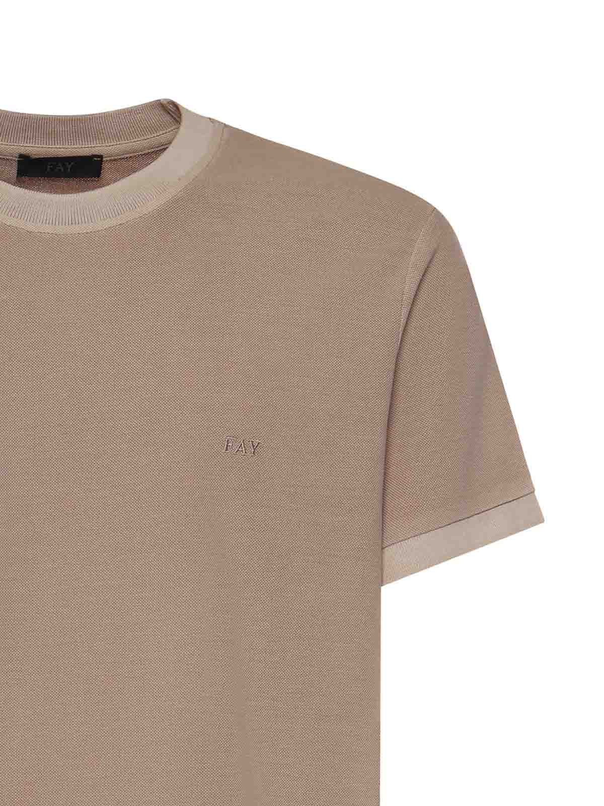 Cotton Pique T-Shirt NPMB352136TZEFC803 (Fay / Tシャツ・カットソー ) | Fay (フェイ)(2)