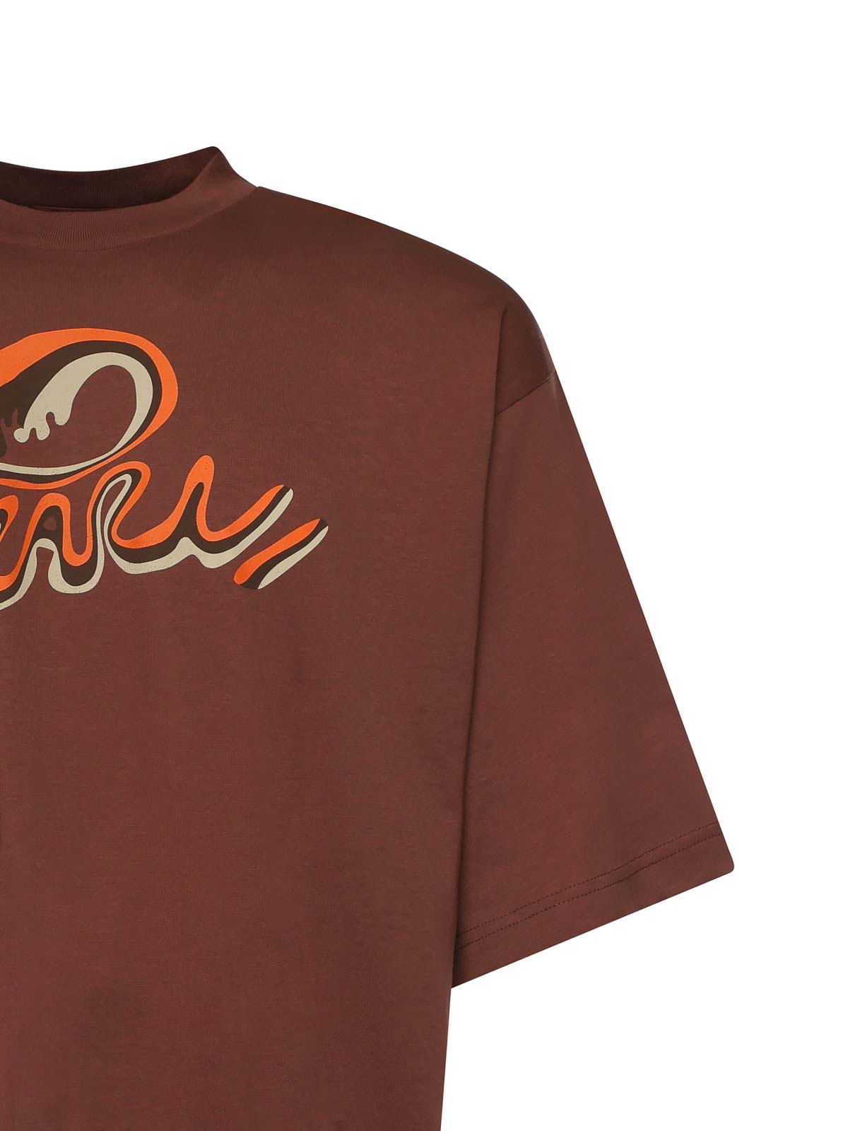 Printed Cotton T-Shirt HUMU02230PUSCY76L1M37 (Marni / Tシャツ・カットソー ) | Marni (マルニ)(2)