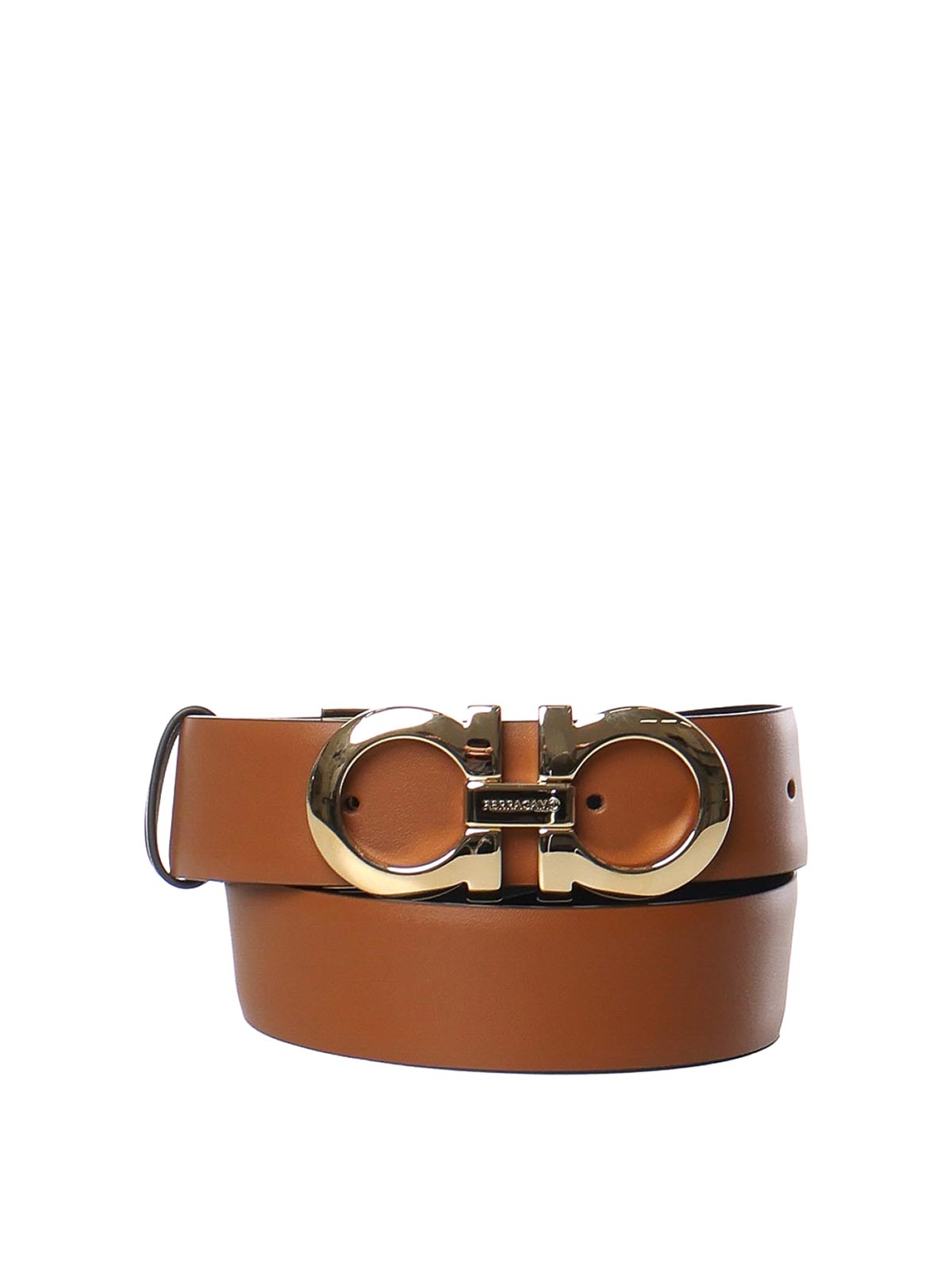 Leather Gancini Belt 23A564674471532 (FERRAGAMO / ベルト・サスペンダー ) | FERRAGAMO (フェラガモ)