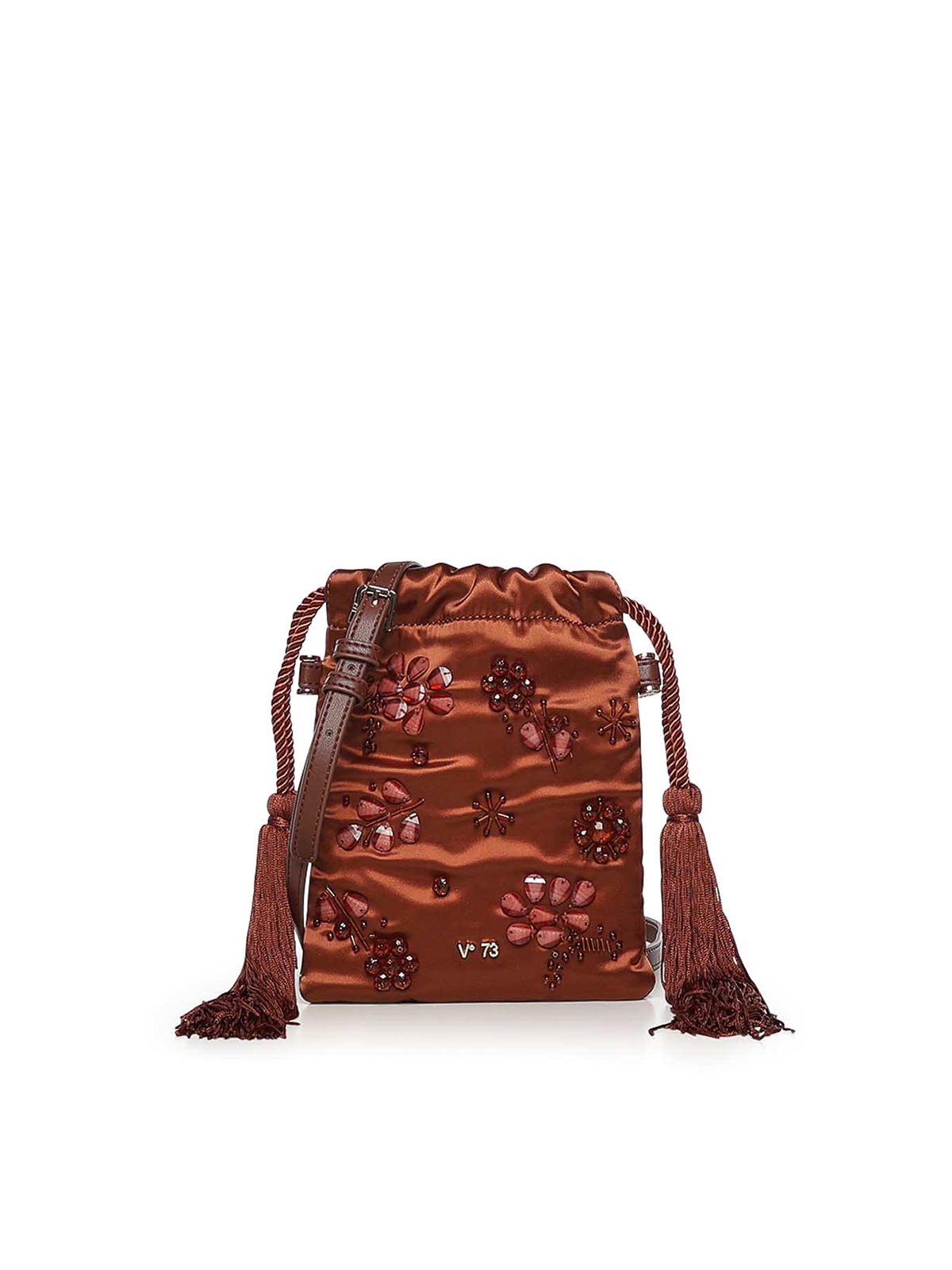 Kayla Mini Bag With Logo 73BS9MZ04KAYLACIOCCOLATO (V°73 / クラッチバッグ・ポーチ ) | V°73 (ヴィ セッタンタトレ)