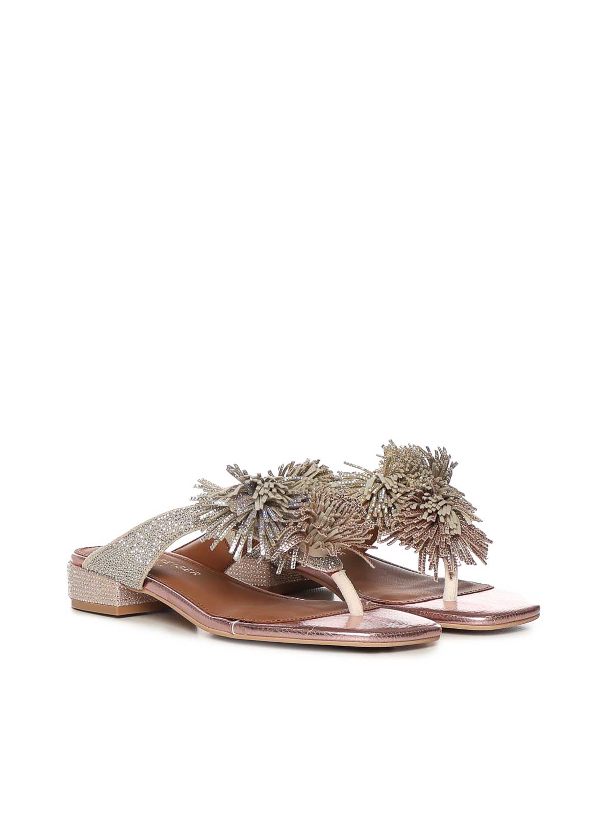Pom Pom Flip-Flops 4365565689METAL (KURT GEIGER / サンダル ) | KURT GEIGER (カートガイガー)(3)