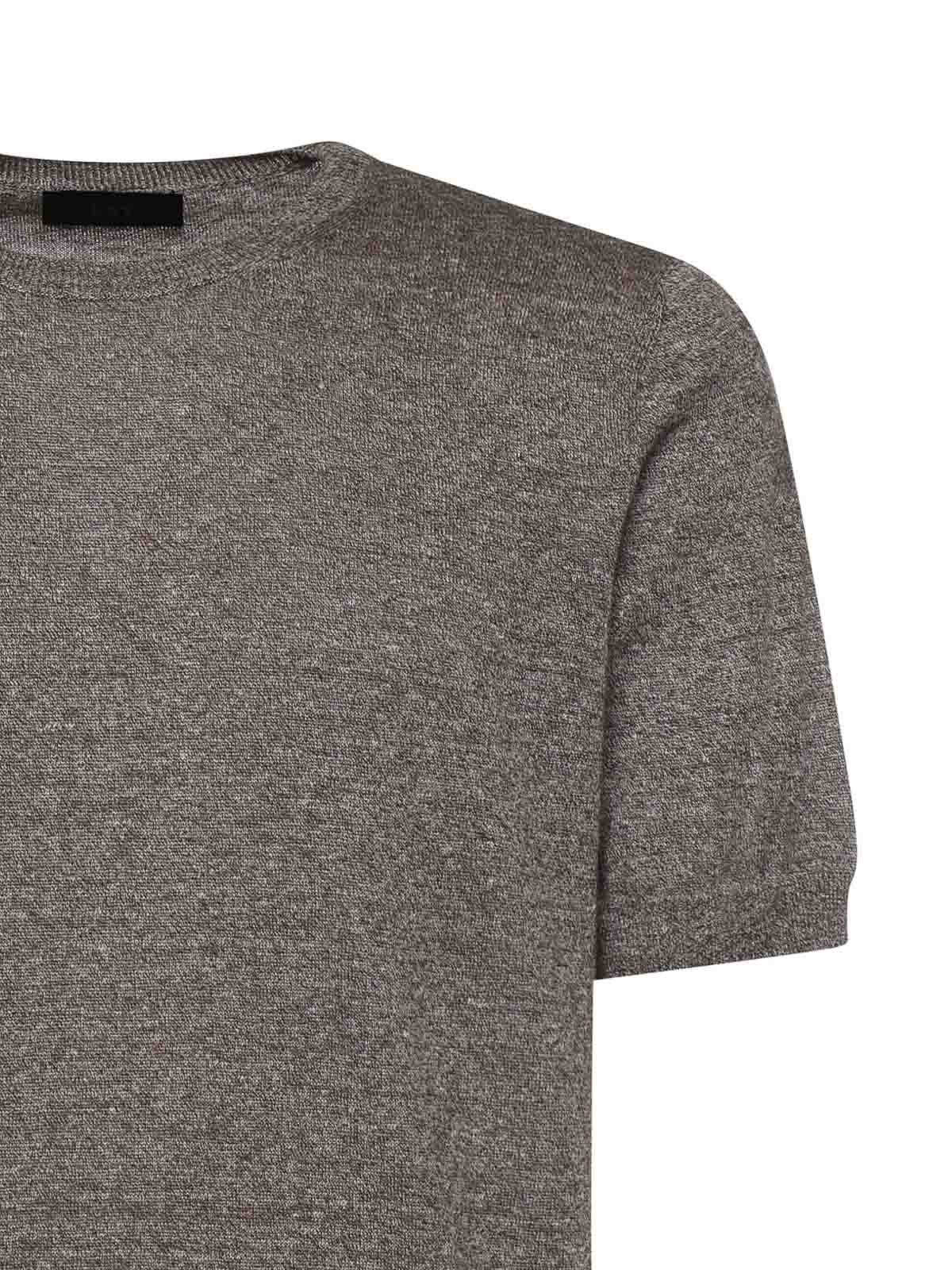 Linen And Cotton T-Shirt NMMC1522420WYKS602 (Fay / Tシャツ・カットソー ) | Fay (フェイ)(2)