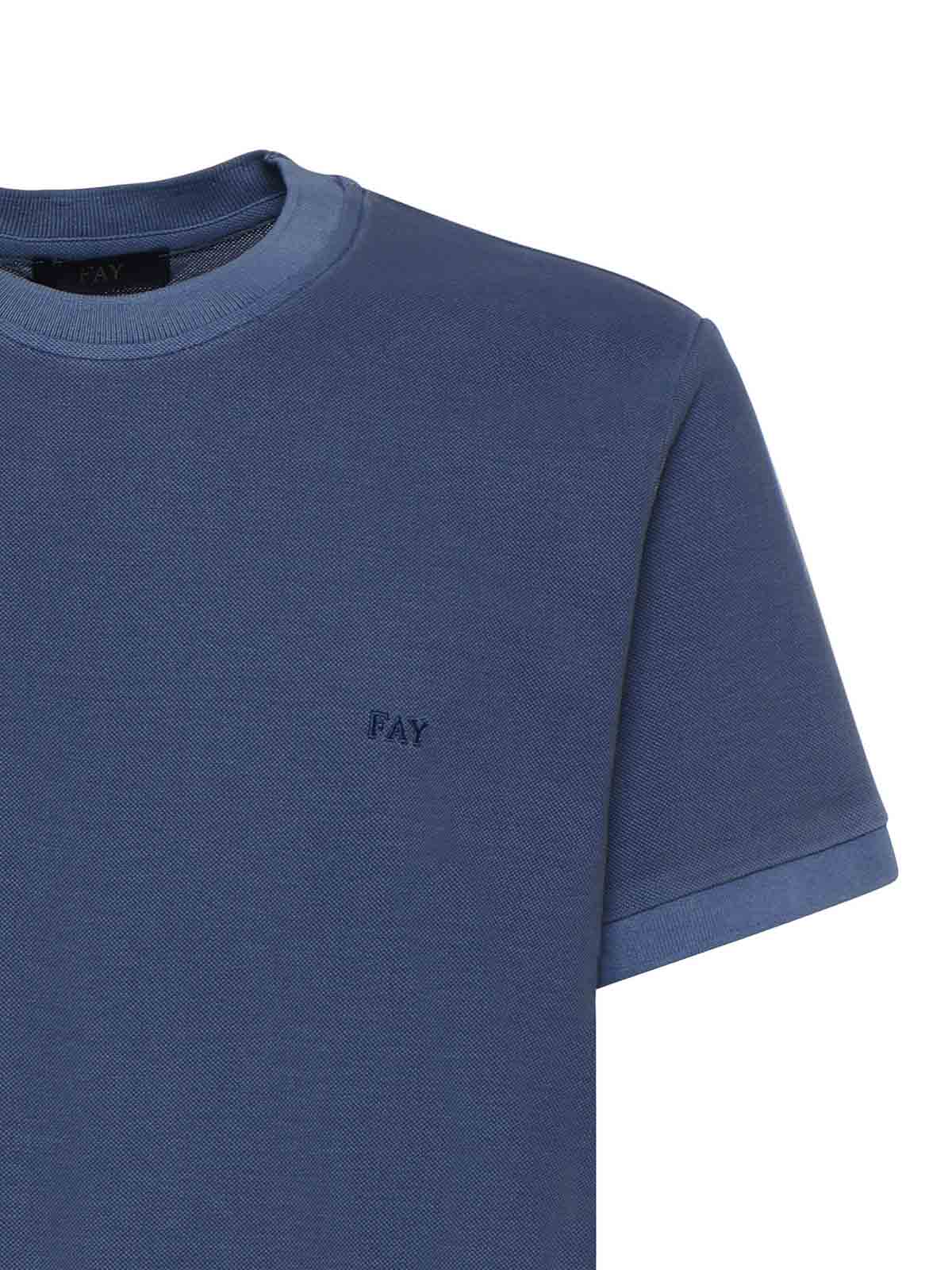 Cotton Pique T-Shirt NPMB352136TZEFU211 (Fay / Tシャツ・カットソー ) | Fay (フェイ)(2)
