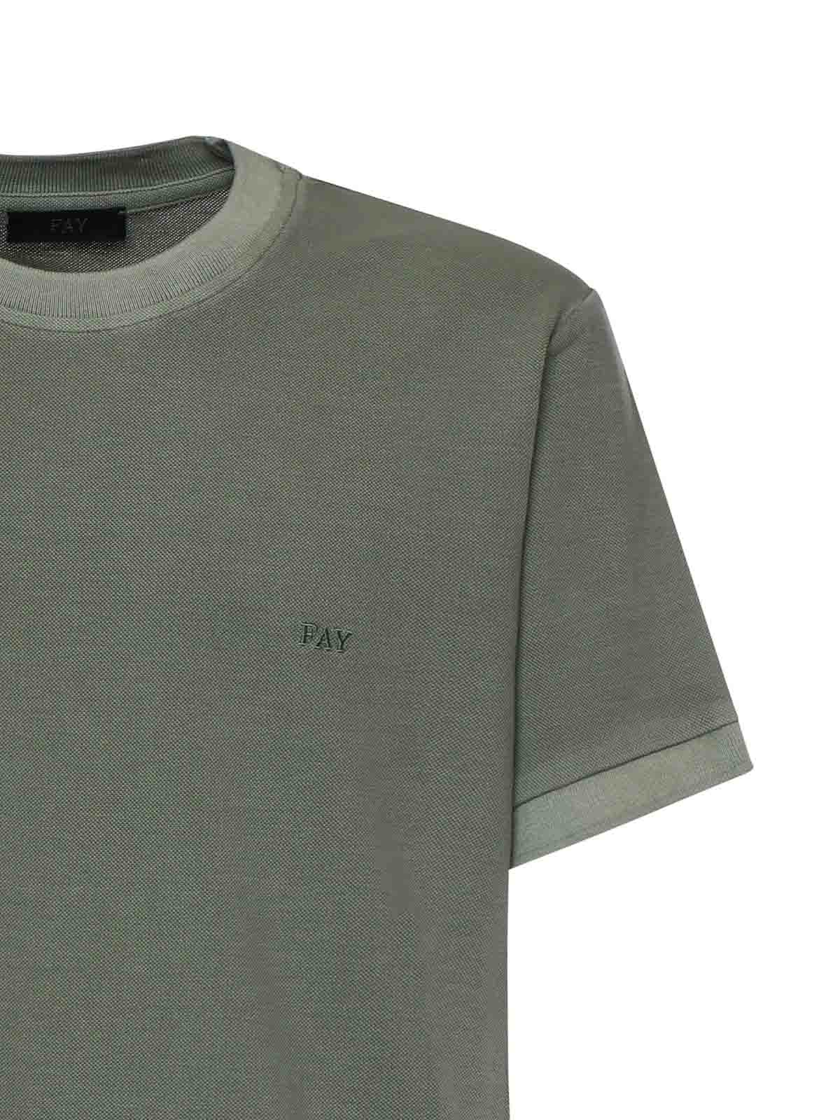 Cotton Pique T-Shirt NPMB352136TZEFV400 (Fay / Tシャツ・カットソー ) | Fay (フェイ)(2)