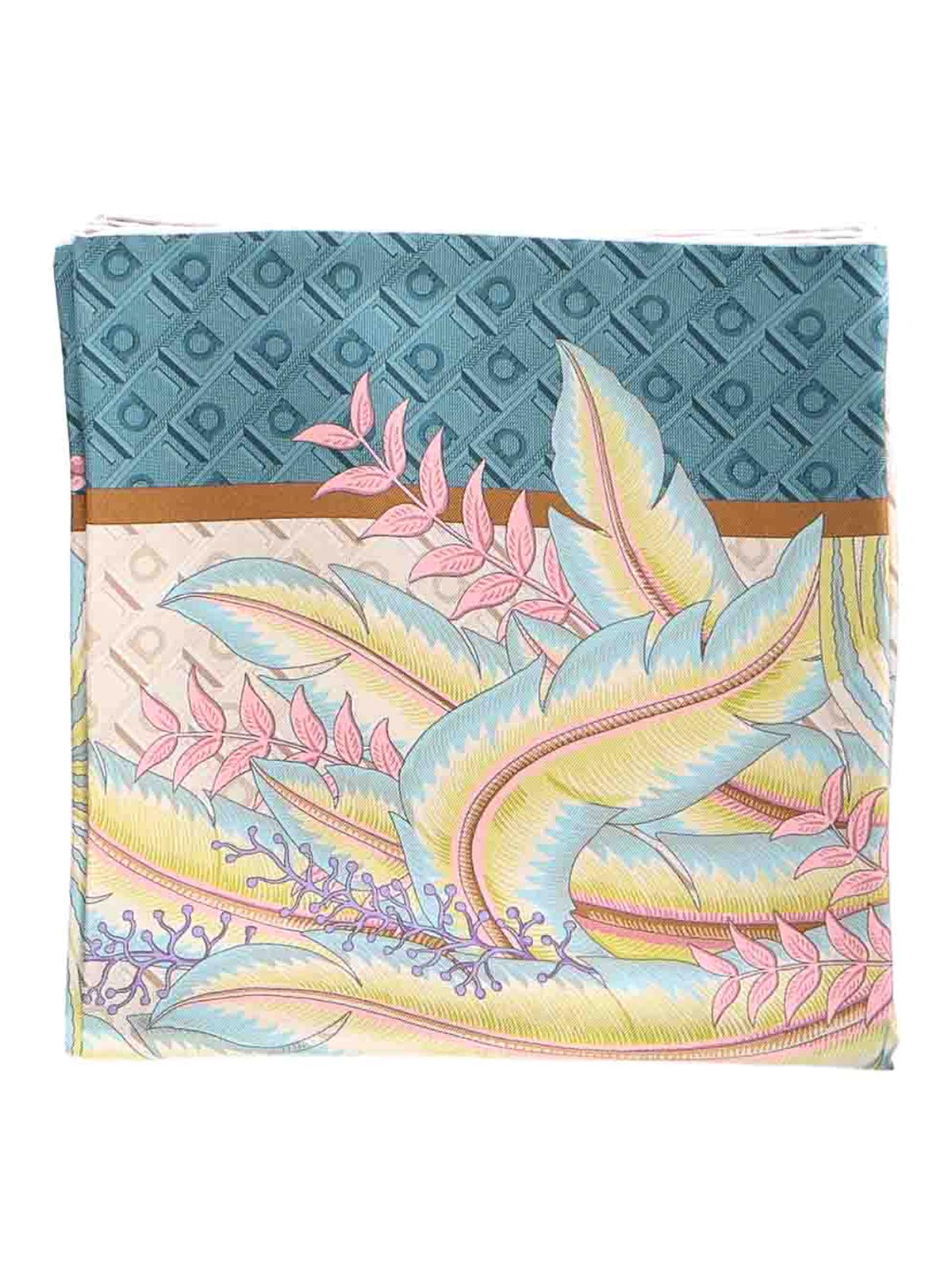 Silk Scarf With Print 310215785334002 (FERRAGAMO / スカーフ・マフラー ) | FERRAGAMO (フェラガモ)