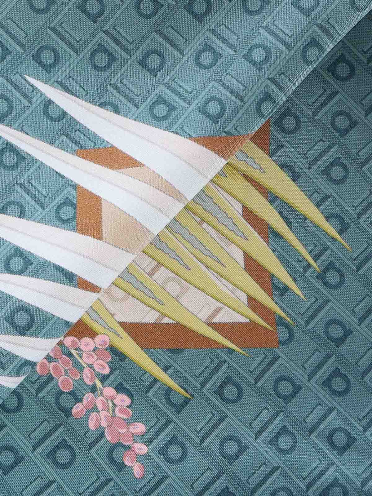 Silk Scarf With Print 310215785334002 (FERRAGAMO / スカーフ・マフラー ) | FERRAGAMO (フェラガモ)(2)