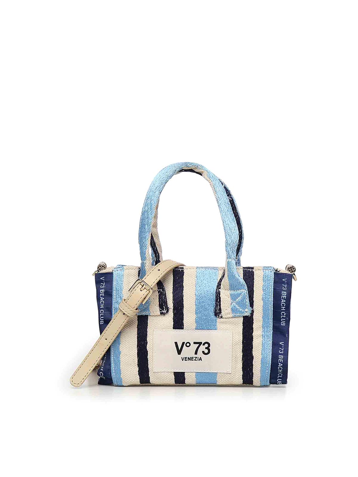 Mini Bag With Logo 73BS9MV03RILENEAZZURROMULTICOLOR (V°73 / ハンドバッグ・ショルダーバッグ ) | V°73 (ヴィ セッタンタトレ)