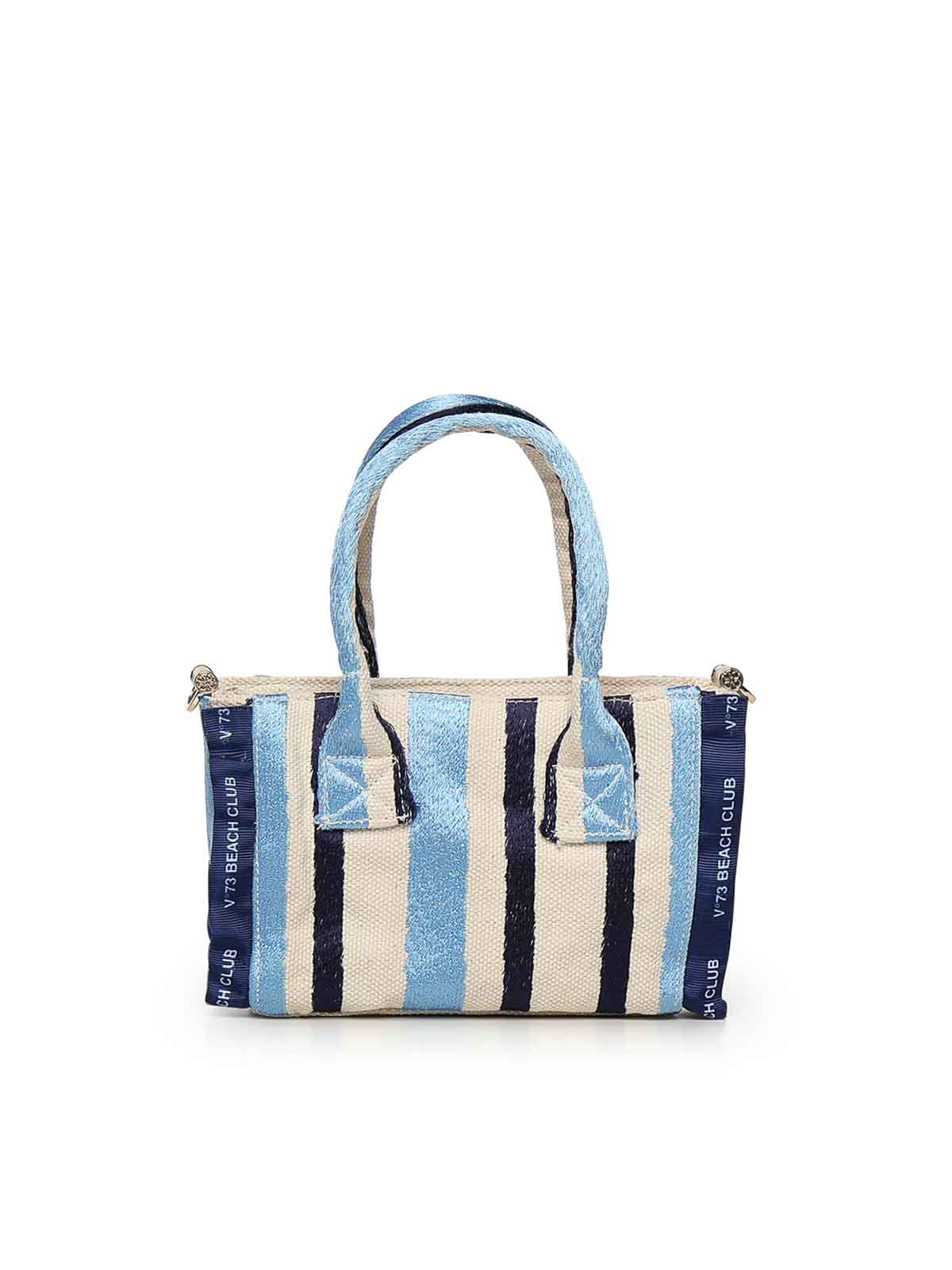 Mini Bag With Logo 73BS9MV03RILENEAZZURROMULTICOLOR (V°73 / ハンドバッグ・ショルダーバッグ ) | V°73 (ヴィ セッタンタトレ)(1)