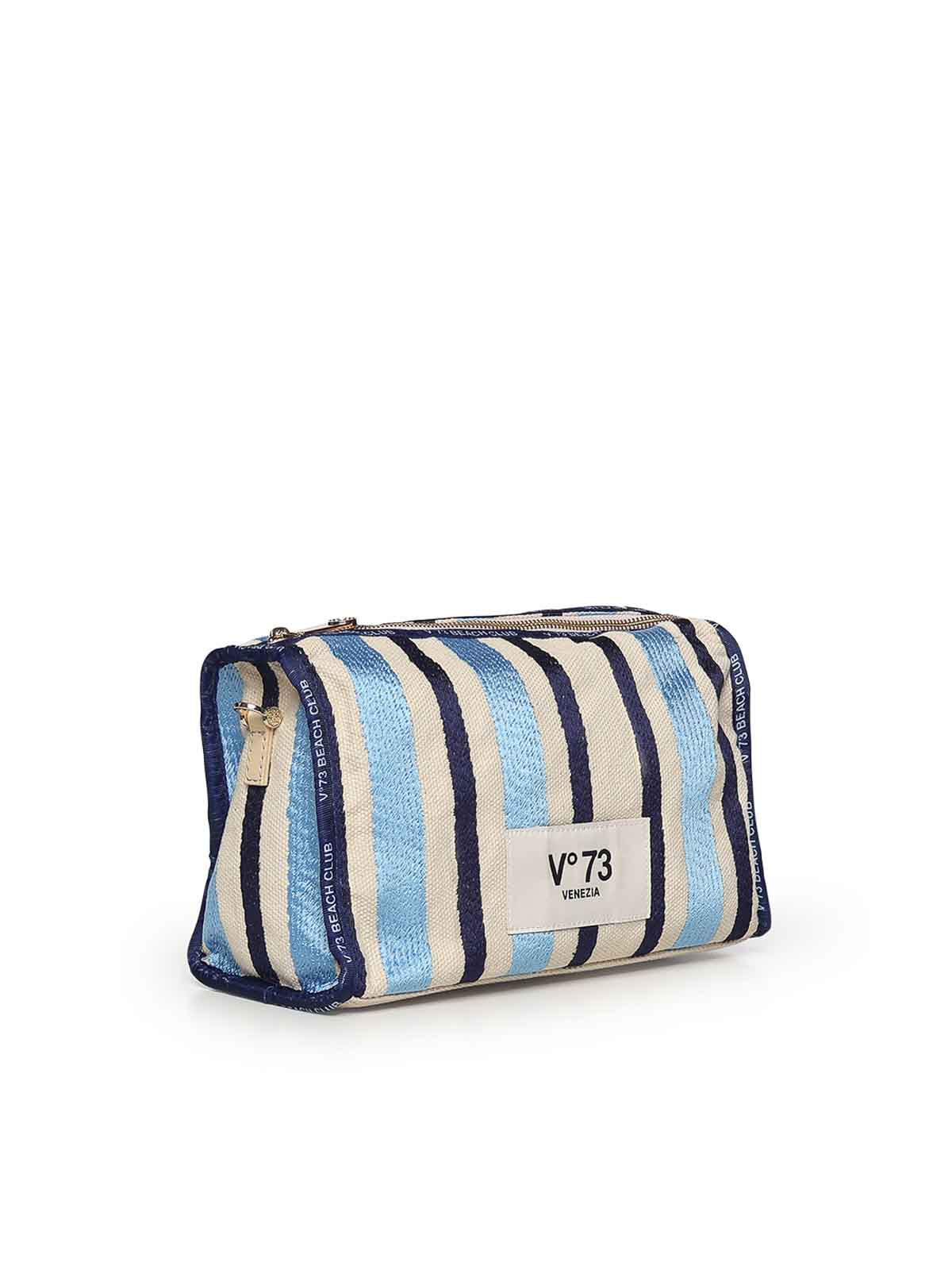 Logo Clutch 73BS9MV04RILENEAZZURROMULTICOLOR (V°73 / ハンドバッグ・ショルダーバッグ ) | V°73 (ヴィ セッタンタトレ)(3)