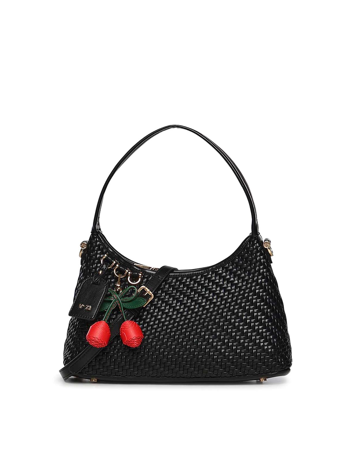 Zelda Leather Shoulder Bag 73BS9O603ZELDANERO (V°73 / ハンドバッグ・ショルダーバッグ ) | V°73 (ヴィ セッタンタトレ)