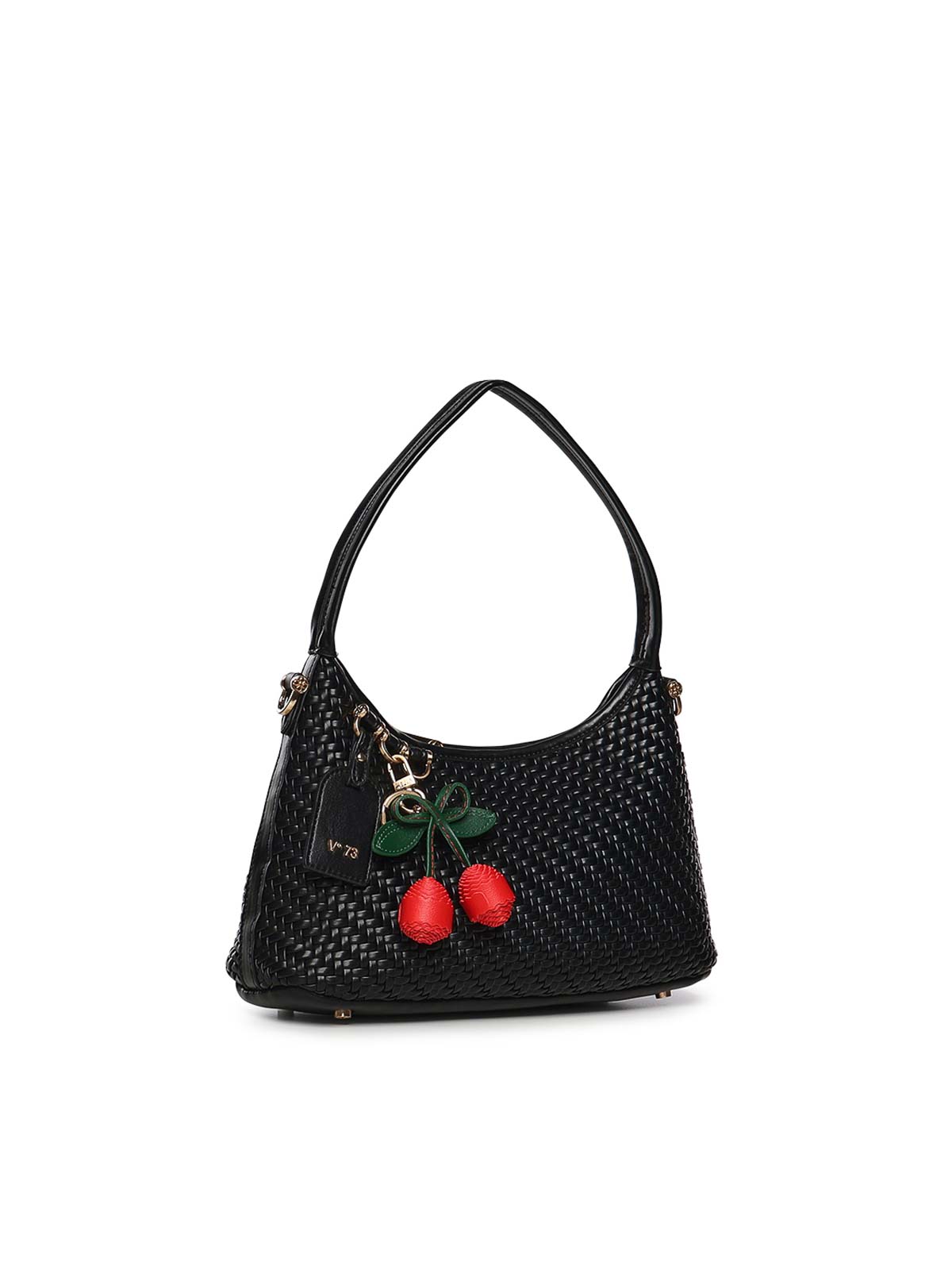 Zelda Leather Shoulder Bag 73BS9O603ZELDANERO (V°73 / ハンドバッグ・ショルダーバッグ ) | V°73 (ヴィ セッタンタトレ)(3)