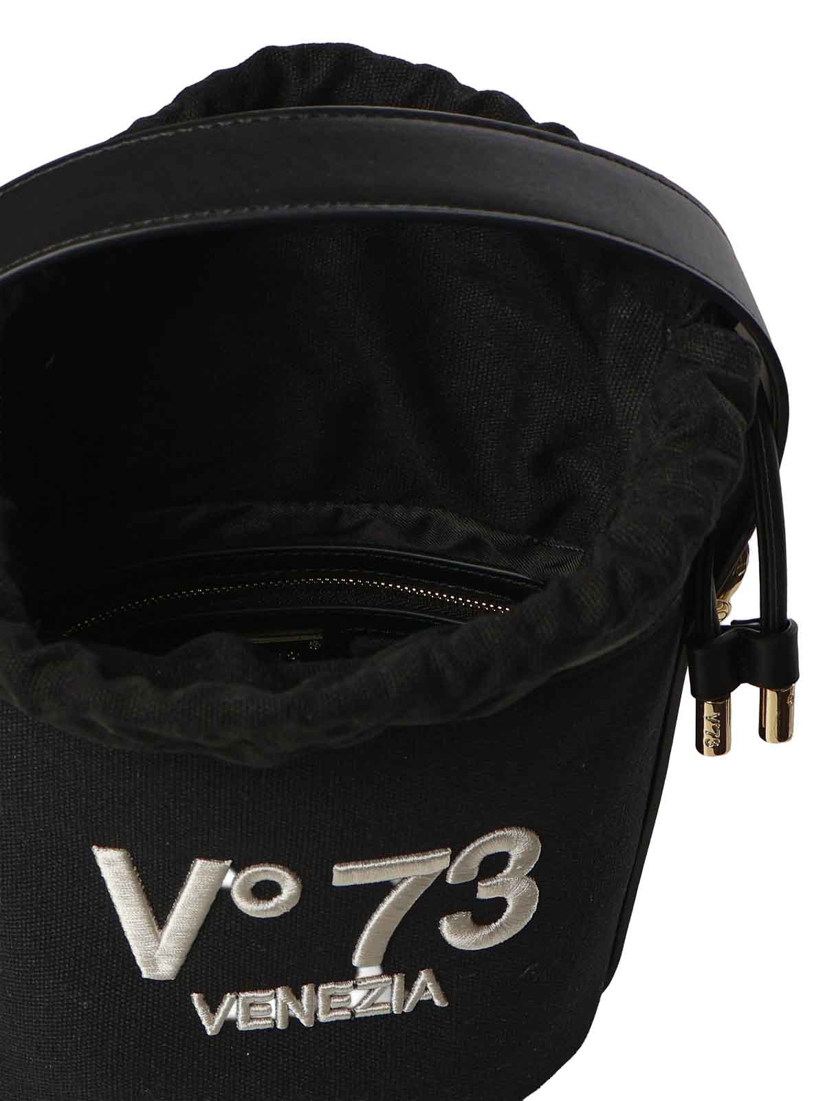 Bucket Bag With Logo 73BS9MU03RESPONSIBLE73NERO (V°73 / ハンドバッグ・ショルダーバッグ ) | V°73 (ヴィ セッタンタトレ)(2)
