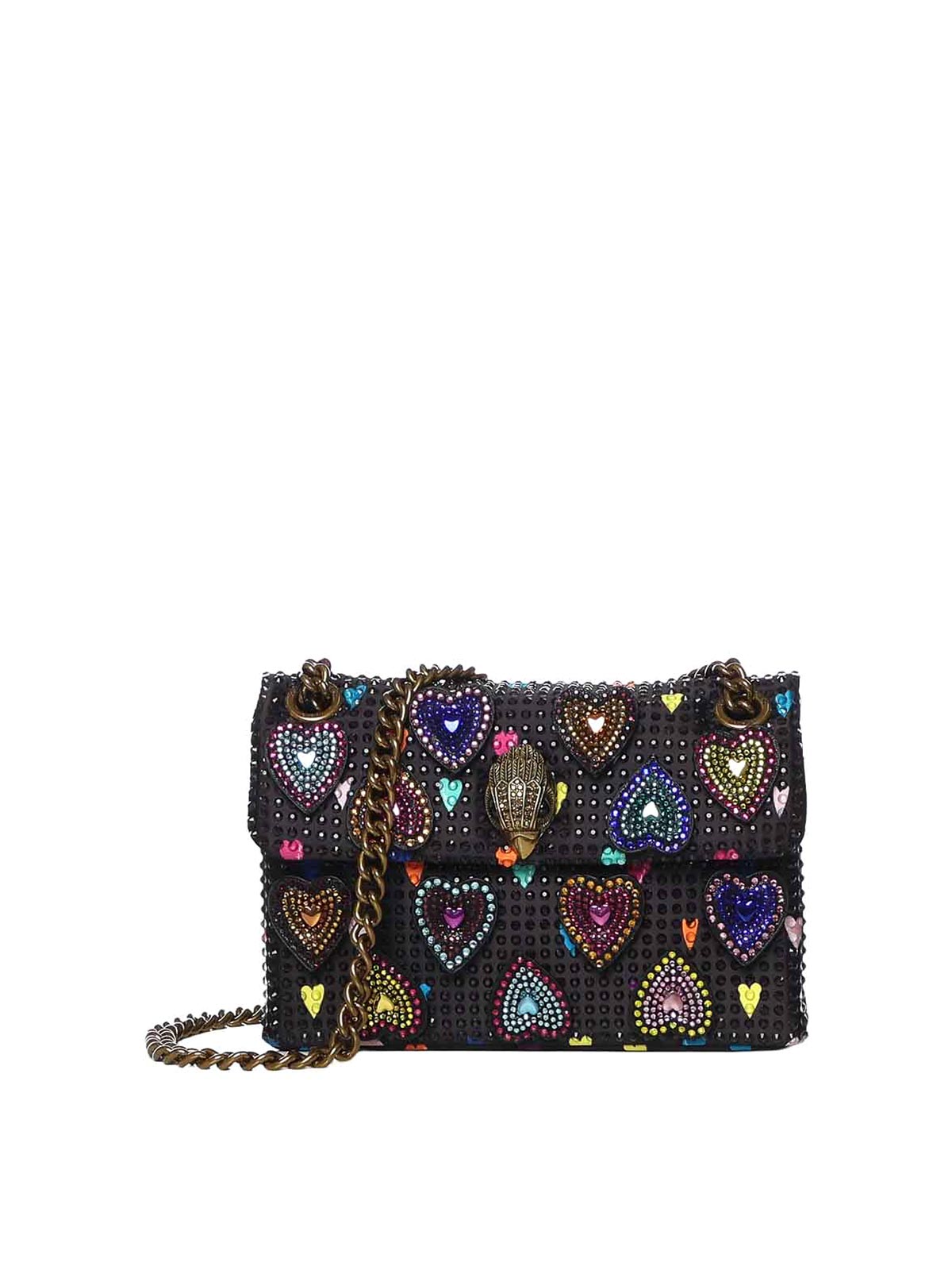 Kensington Heart Mini Crossbody Bag 5374105609BLACK (KURT GEIGER / ハンドバッグ・ショルダーバッグ ) | KURT GEIGER (カートガイガー)