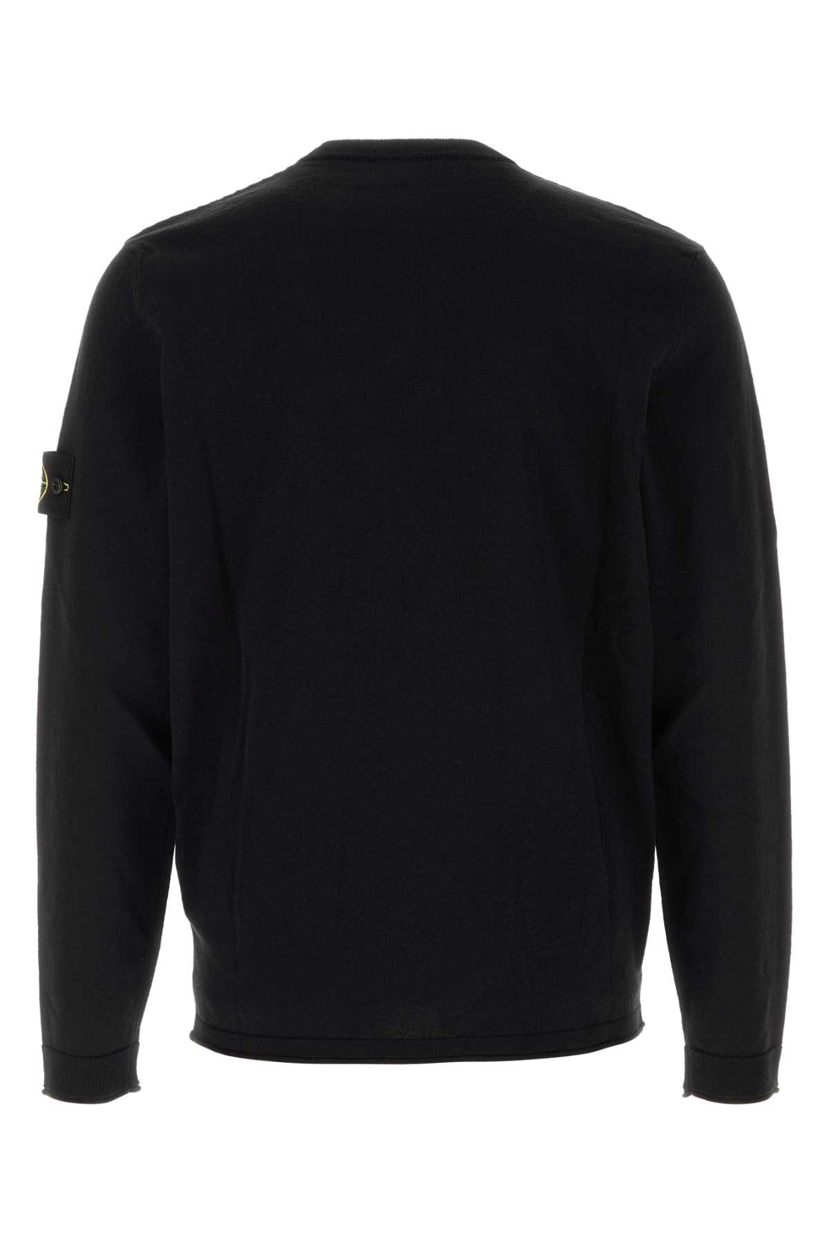 Black cotton sweater L1S155100062S00B9V0029 (STONE ISLAND / ニット・セーター・カーディガン ) | STONE ISLAND (ストーンアイランド)(1)