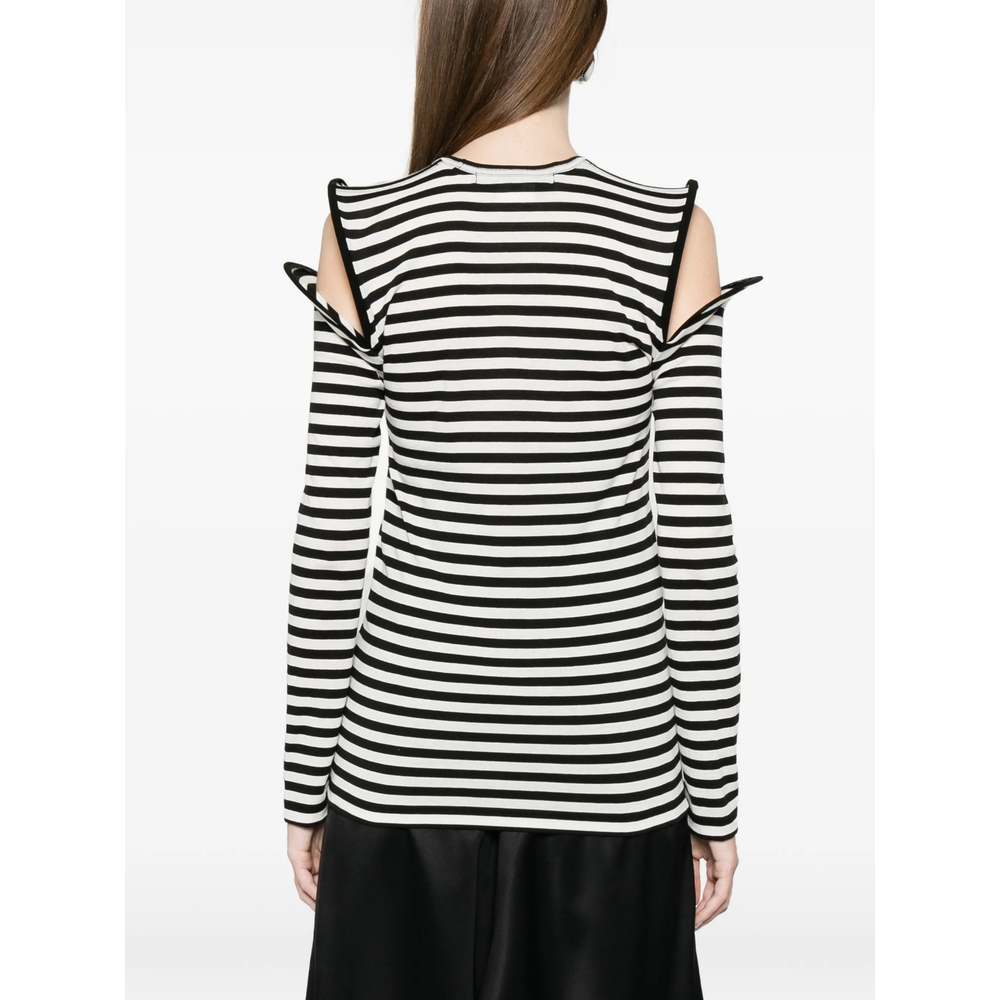 T-shirt Junya Watanabe JQT022BKWHI (JUNYA WATANABE / Tシャツ・カットソー ) | JUNYA WATANABE (ジュンヤ ワタナベ)(4)