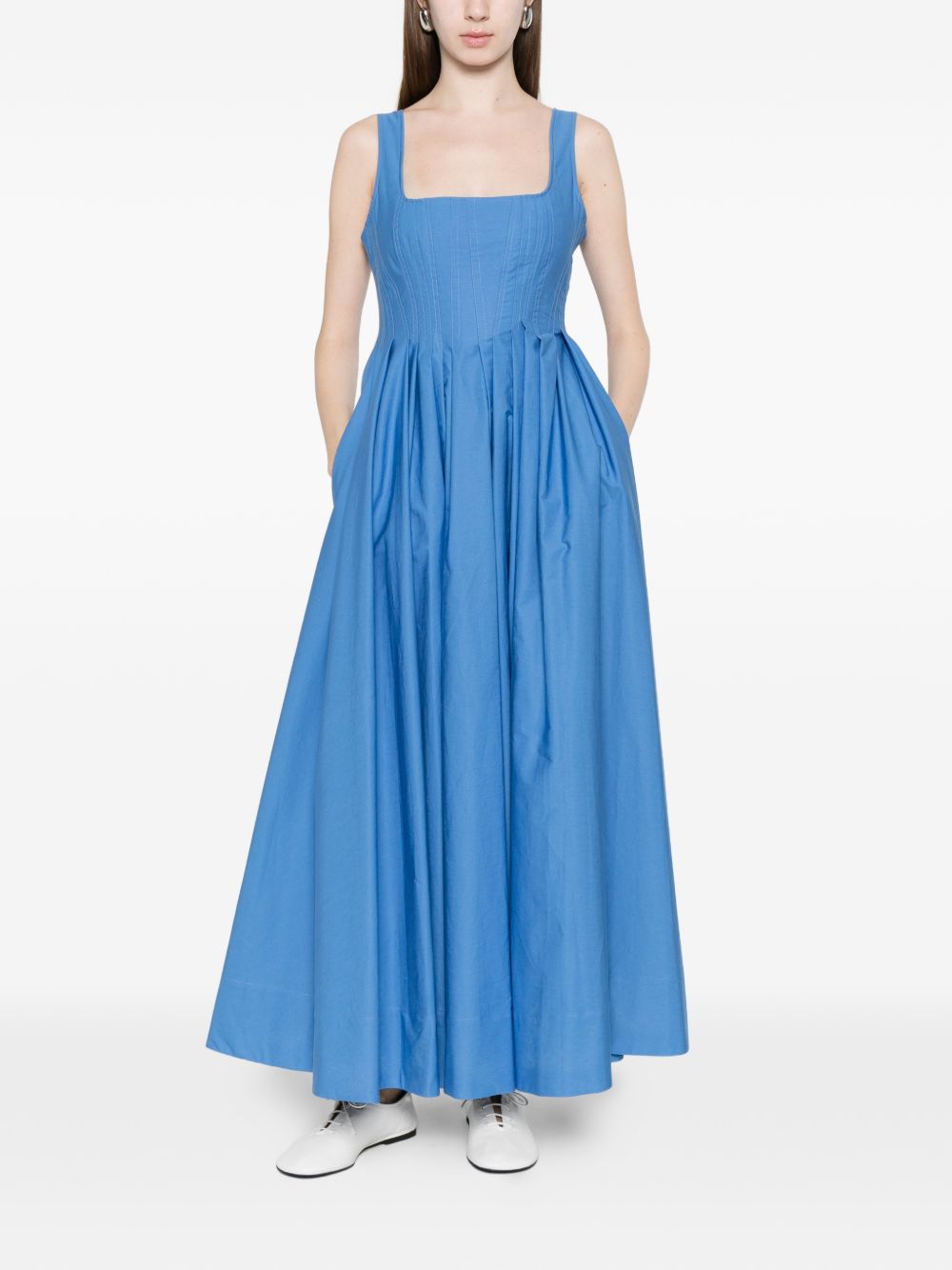 SportMax Dresses Blue 12221092600004 (Sportmax / ワンピース・ドレス・オールインワン ) | Sportmax (スポーツマックス)(3)
