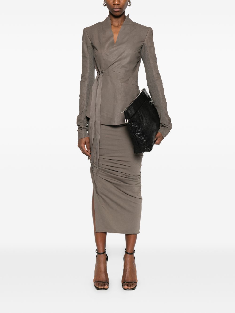 Rick Owens Skirts Grey RP01F6339JA34 (Rick Owens / スカート ) | Rick Owens (リック オウエンス)(1)