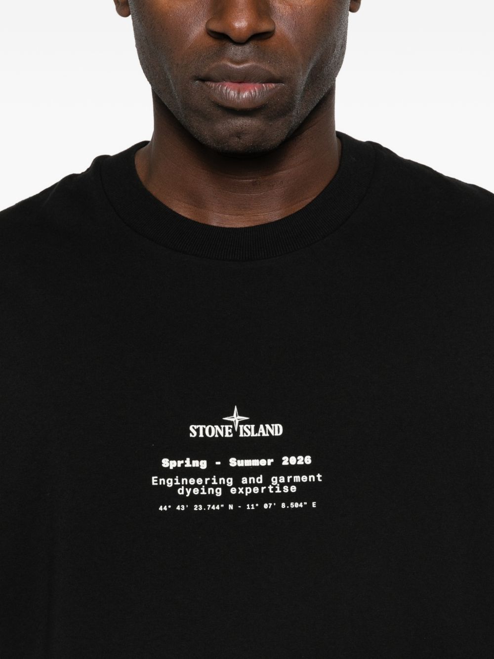 Stone Island T-shirts and Polos Black L1S152100001S0E14V0029 (STONE ISLAND / Tシャツ・カットソー ) | STONE ISLAND (ストーンアイランド)(4)