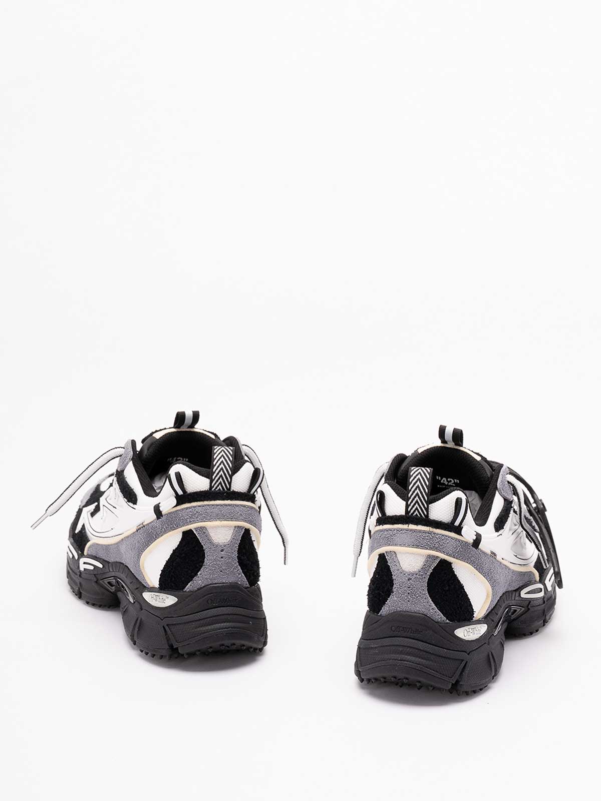 `Ow Be Right Back Suede` Sneakers OMIA295S26LEA0010110 (Off-White / スニーカー ) | Off-White (オフホワイト)(2)