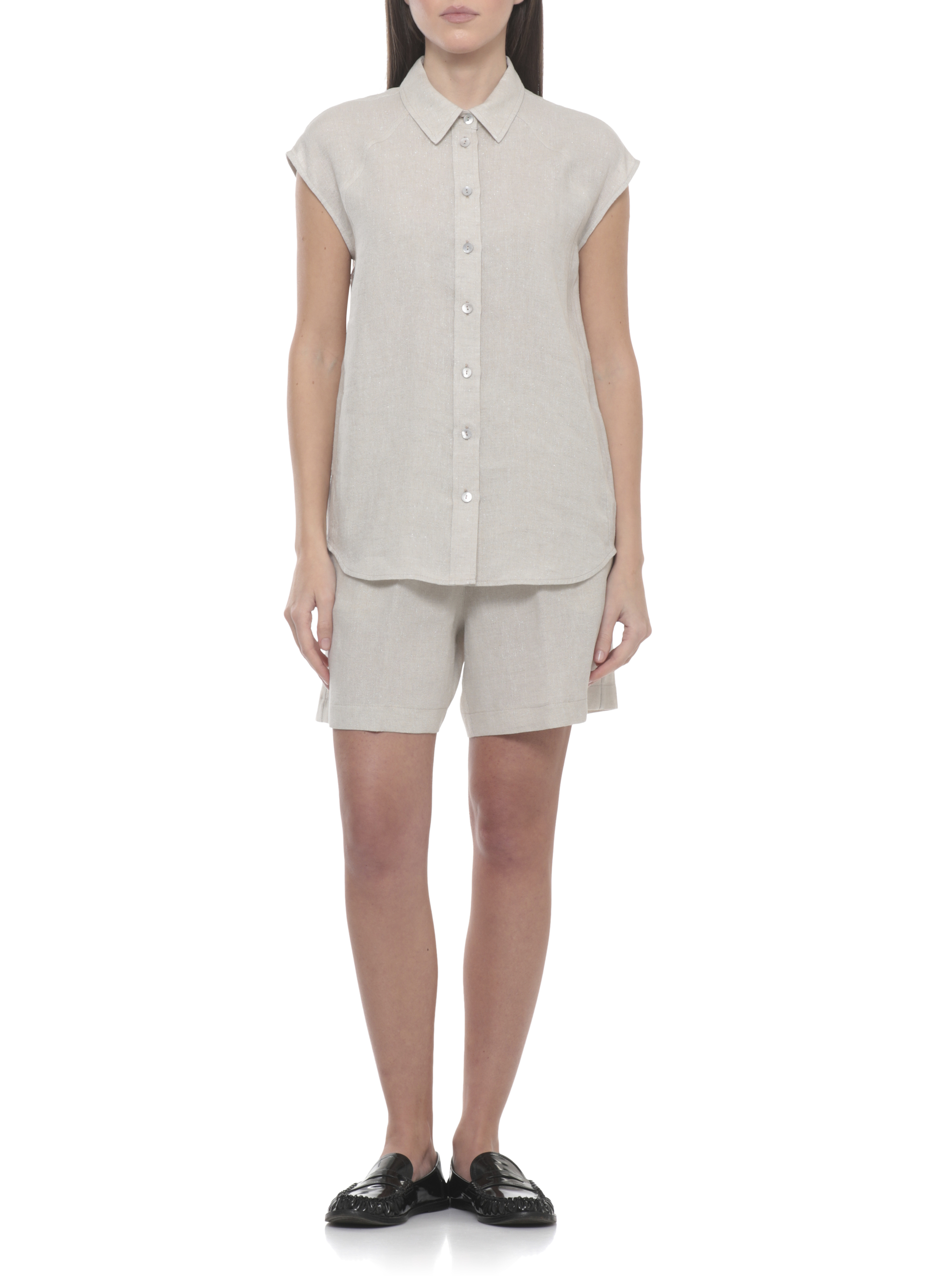 Panicale Shorts Ivory D381248BE38D03B0220 (PANICALE / ショートパンツ ) | PANICALE (パニカーレ)(1)