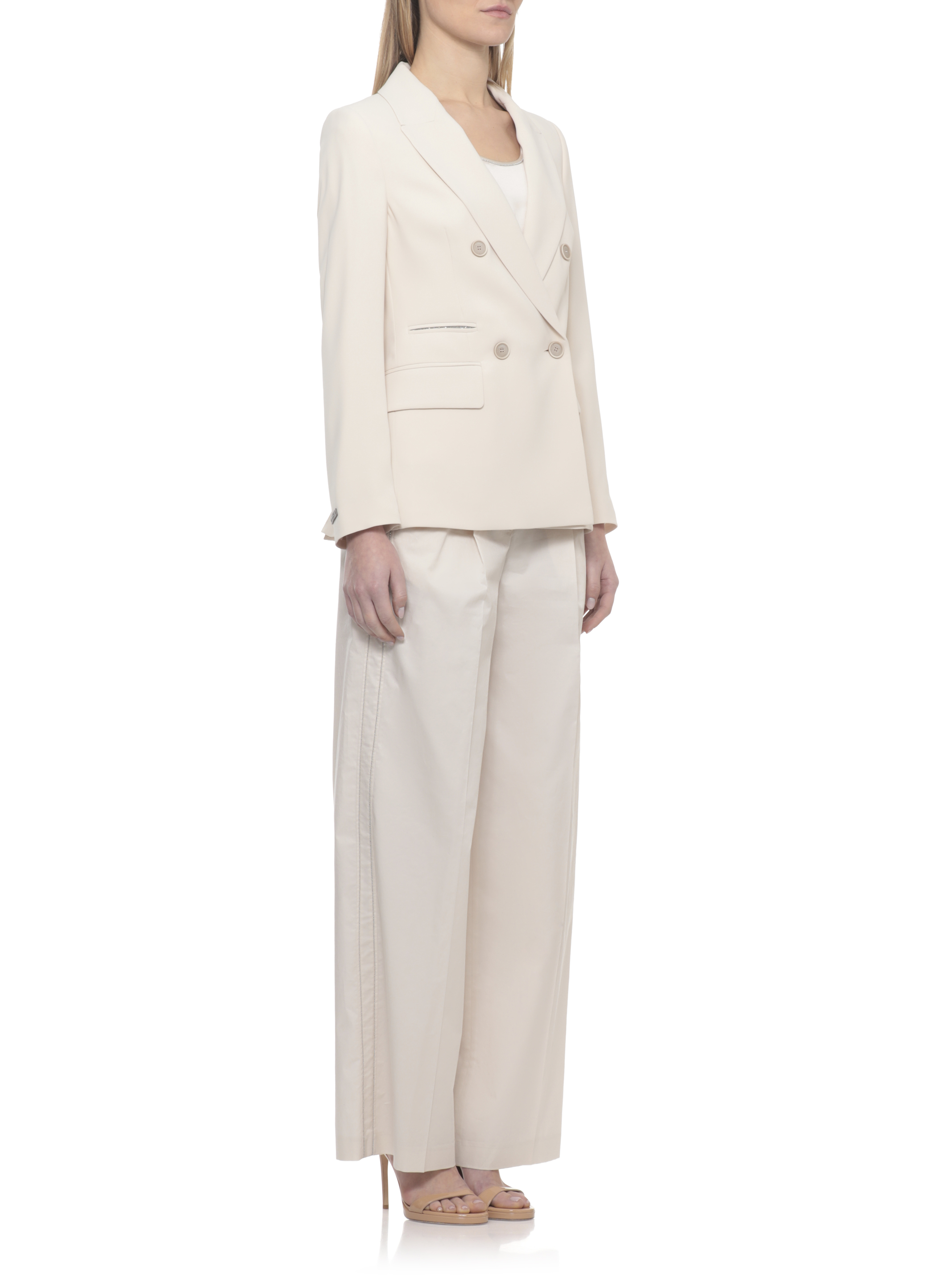 Peserico Jackets Beige A0121806642144 (PESERICO / ブレザー・ジャケット ) | PESERICO (ペセリコ)(4)