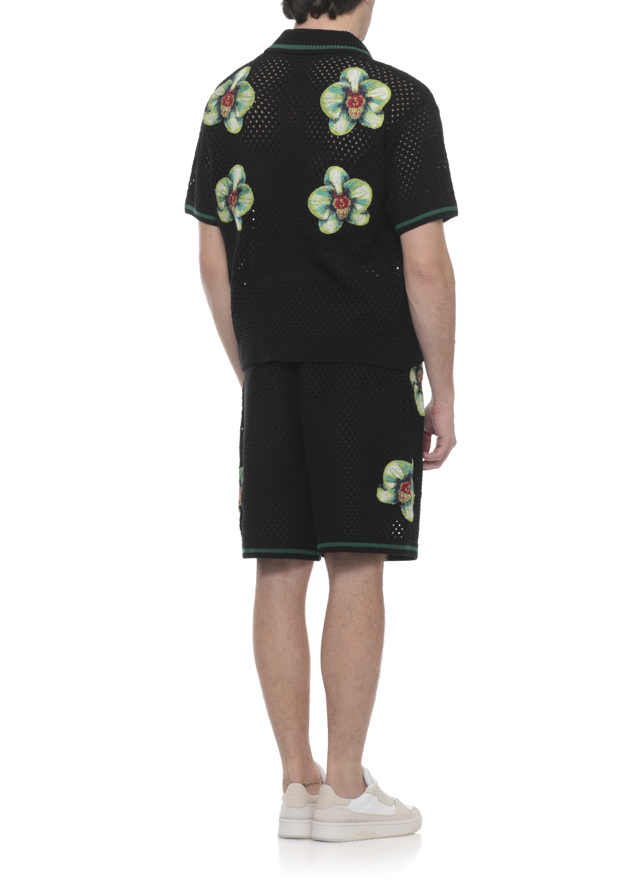 Casablanca Shirts Black MSS26KW131601GLITCHORCHIDEMBROIDERED (Casablanca / シャツ・ブラウス ) | Casablanca (カサブランカ)(3)