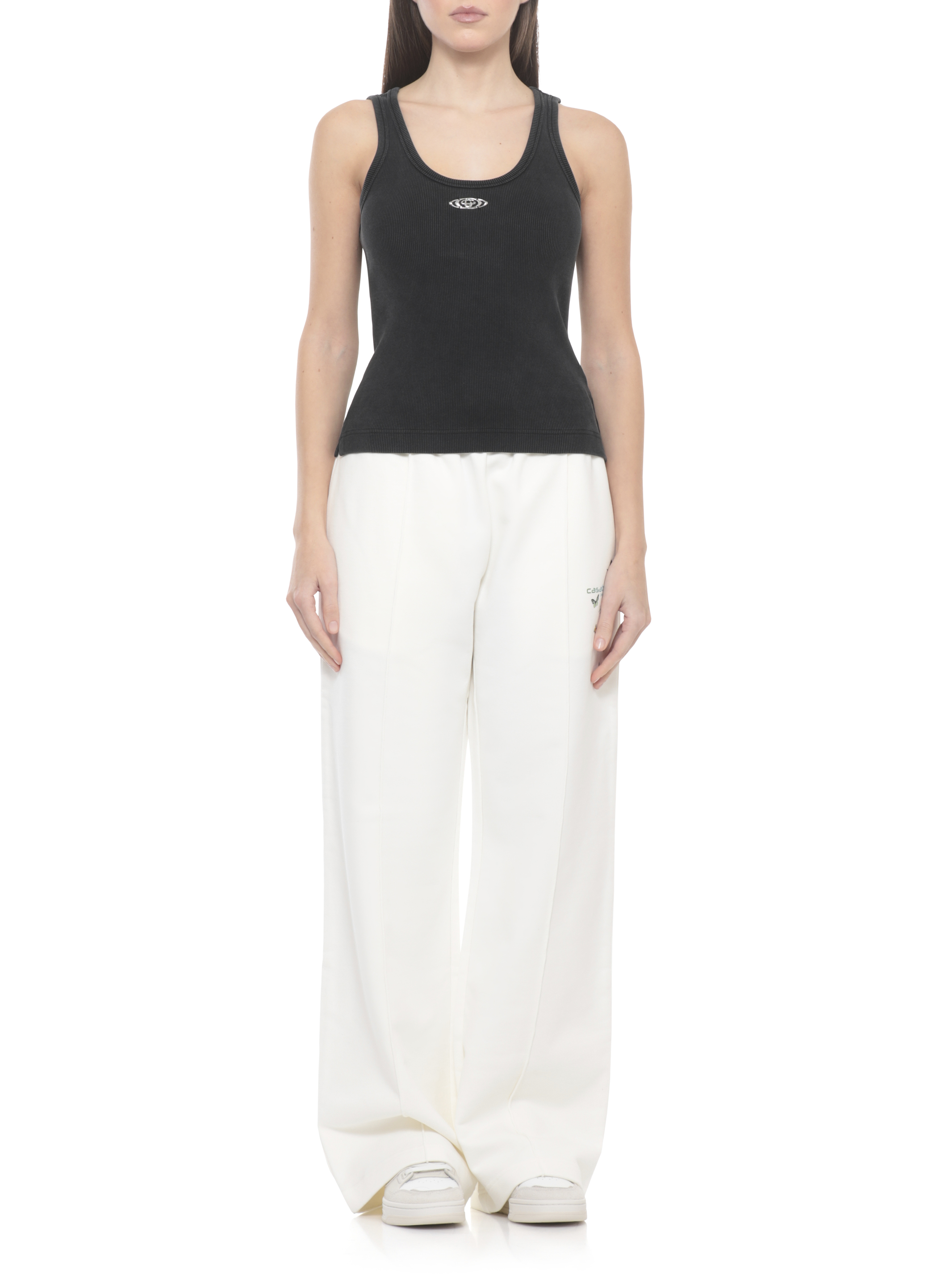 Casablanca Top Black WSP26JTS03901RIBBEDJERSEY (Casablanca / タンクトップ・キャミソール ) | Casablanca (カサブランカ)(2)