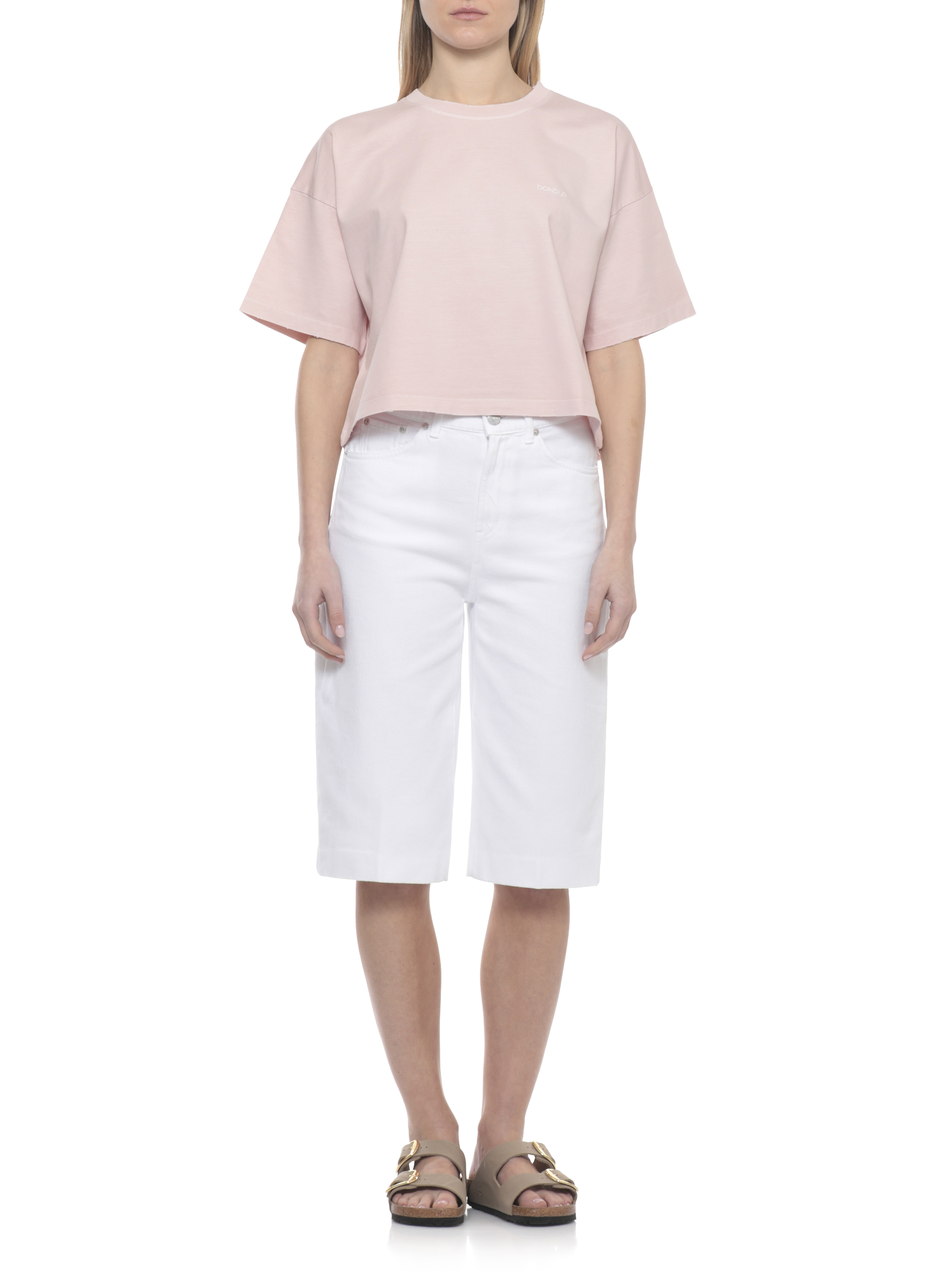 Dondup T-shirts and Polos Pink DS077JF0352RMD2511 (DONDUP / Tシャツ・カットソー ) | DONDUP (ドンダップ)(1)