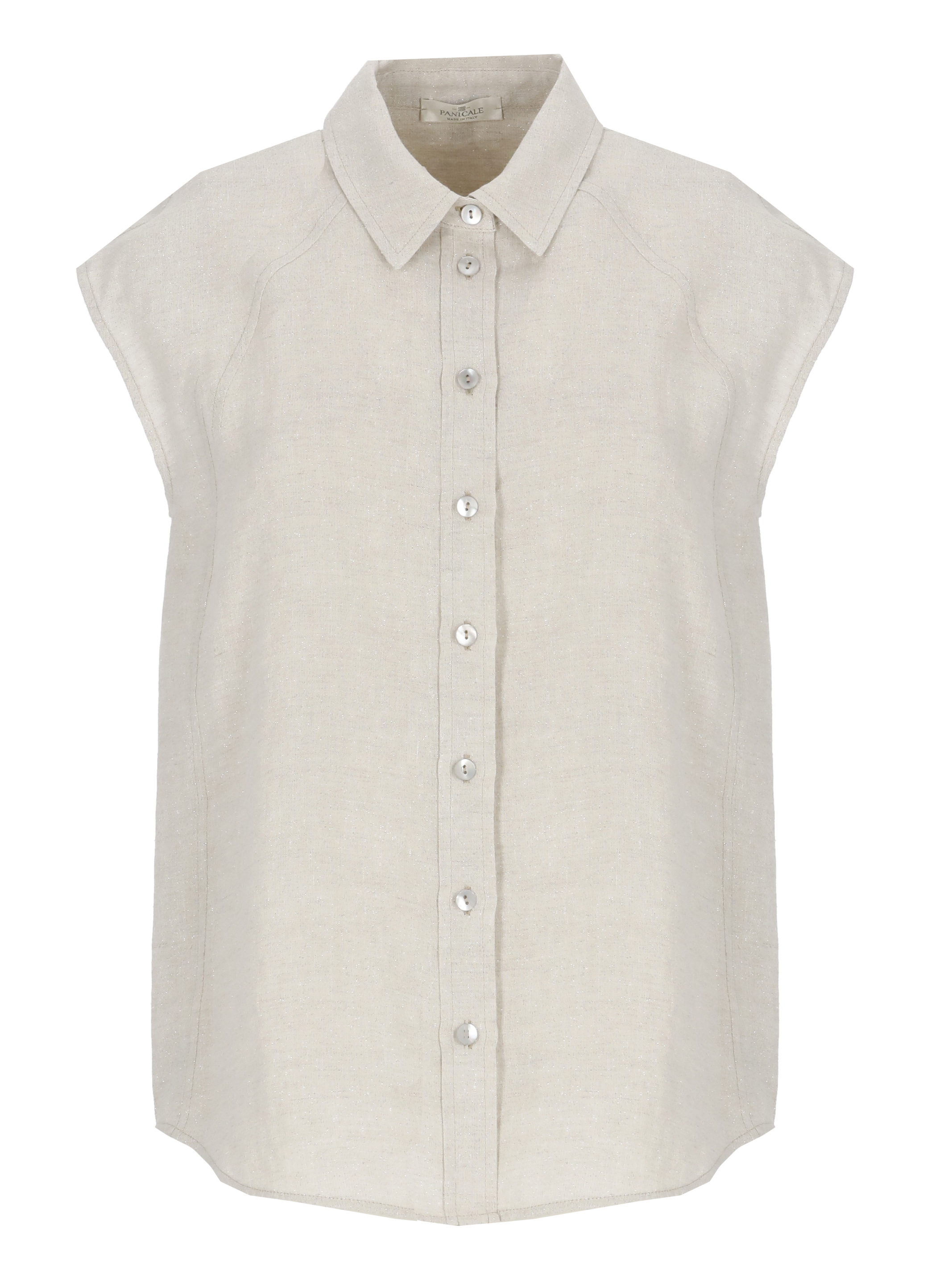 Panicale Shirts Ivory D381257CAM38D04A0225 (PANICALE / シャツ・ブラウス ) | PANICALE (パニカーレ)