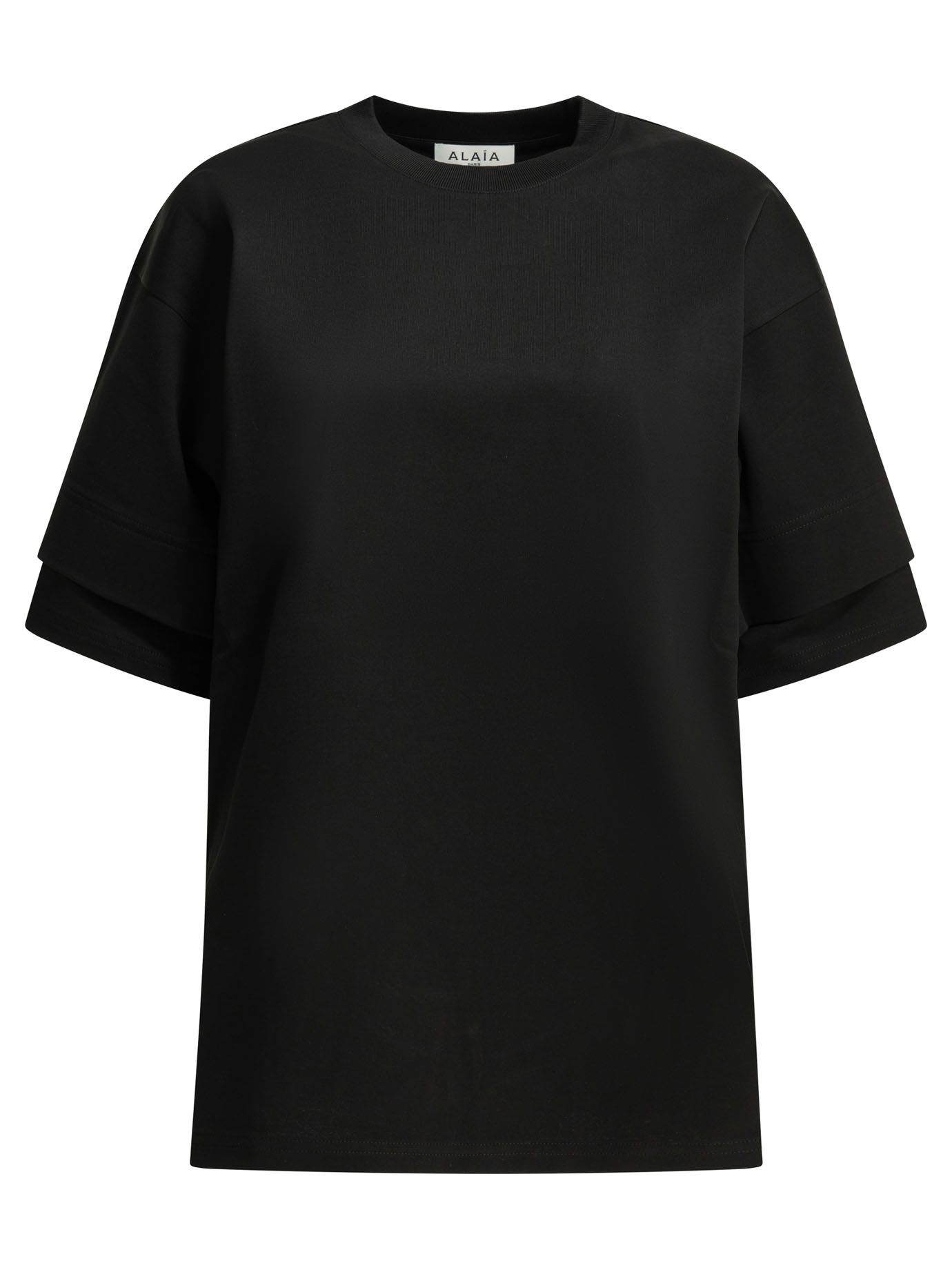 Crew-neck T-shirt AA9I0025J103C999 (ALAIA / Tシャツ・カットソー ) | ALAIA (アライア)