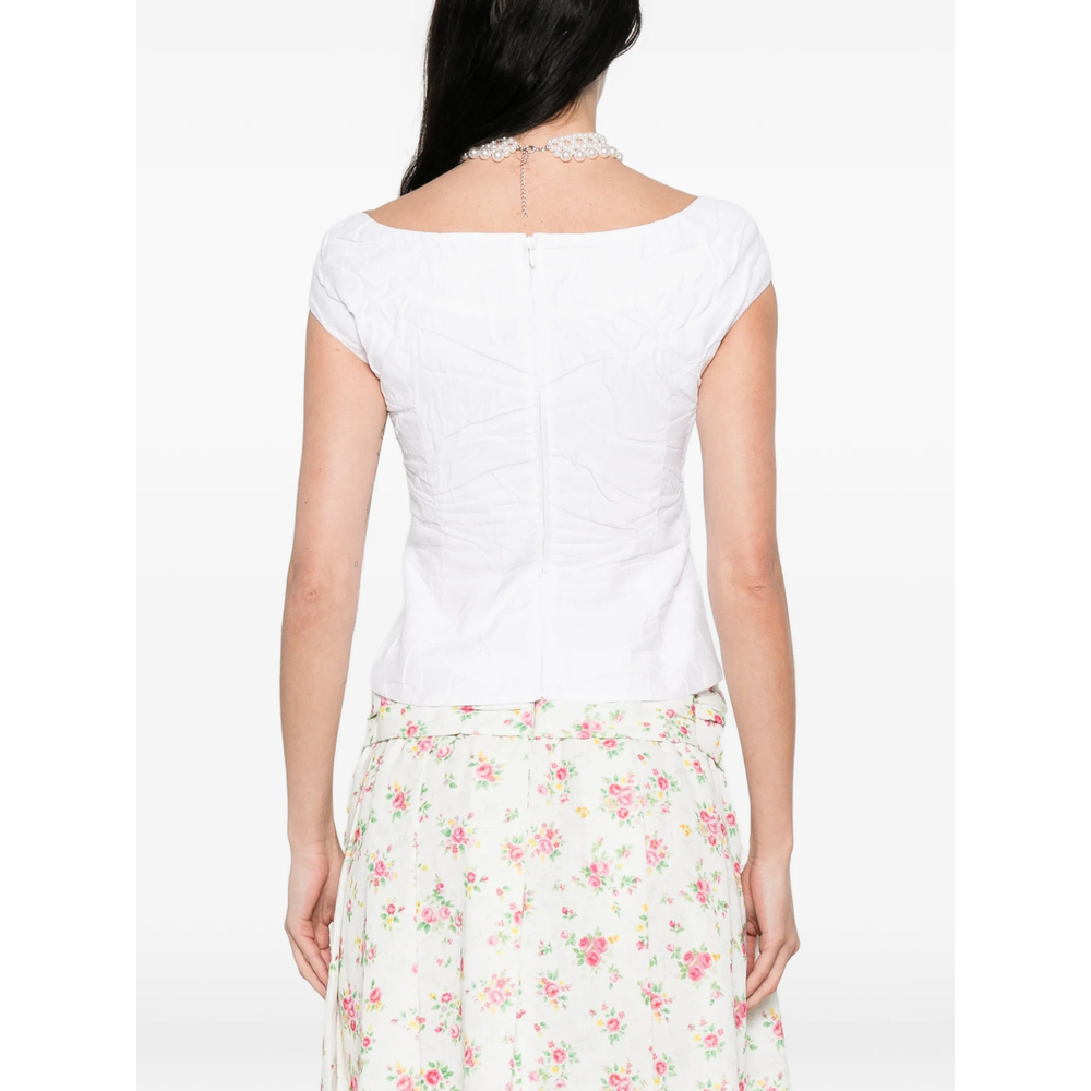 Top Shushu/tong FSDFTO10GIO274WH100 (SHUSHU/TONG / シャツ・ブラウス ) | SHUSHU/TONG (シュシュ/トング)(4)