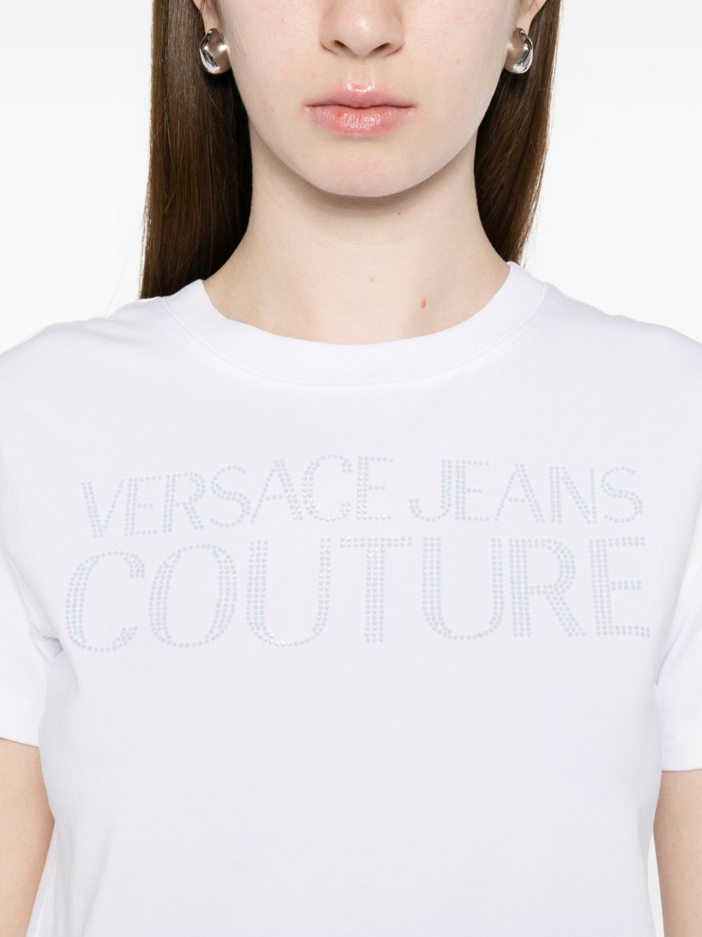 VERSACE JEANS COUTURE T-shirts and Polos White 80HAHT09CJ03T003 (VERSACE JEANS COUTURE / Tシャツ・カットソー ) | VERSACE JEANS COUTURE (ヴェルサーチェ ジーンズ クチュール)(2)
