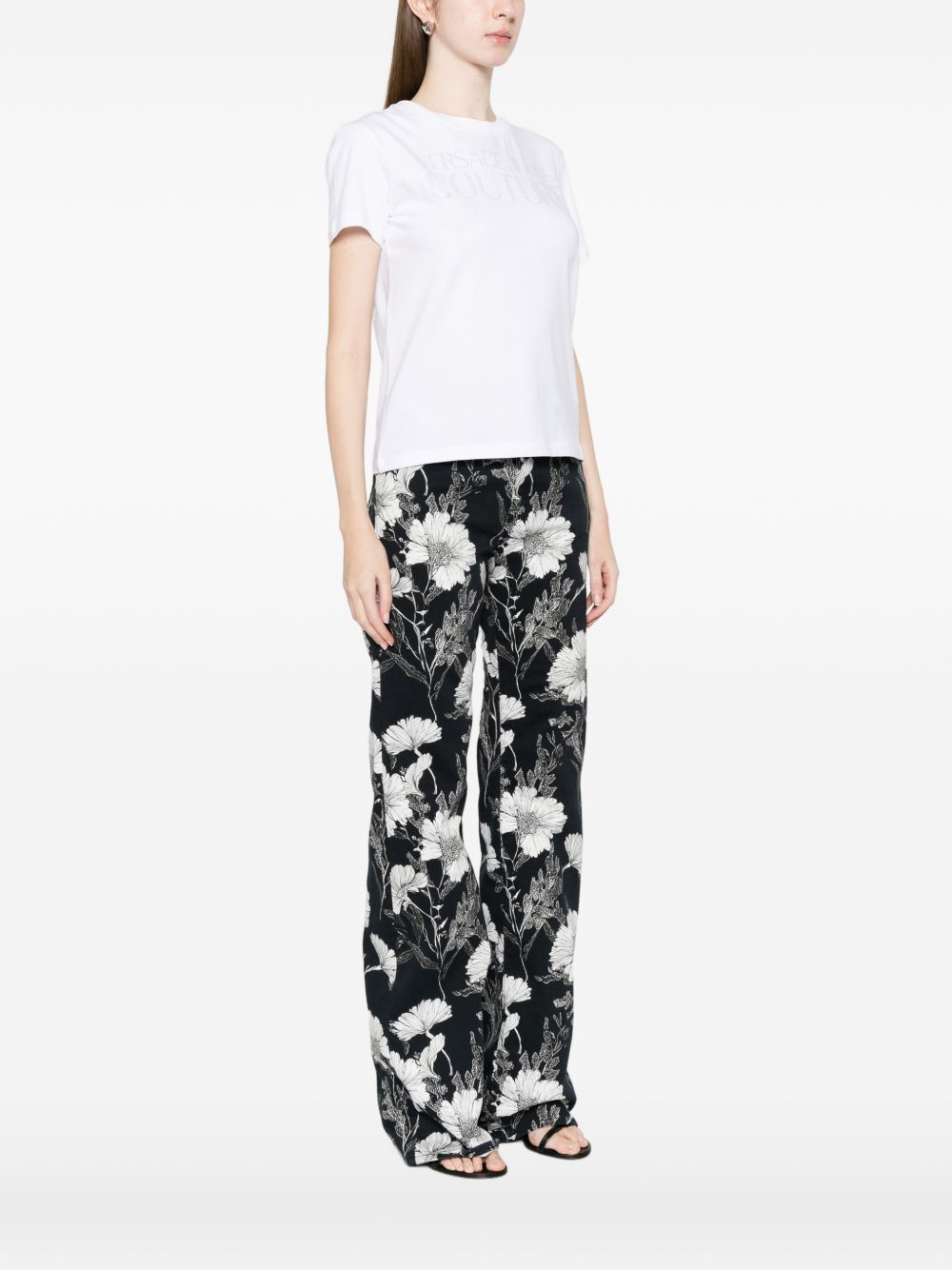 VERSACE JEANS COUTURE T-shirts and Polos White 80HAHT09CJ03T003 (VERSACE JEANS COUTURE / Tシャツ・カットソー ) | VERSACE JEANS COUTURE (ヴェルサーチェ ジーンズ クチュール)(4)