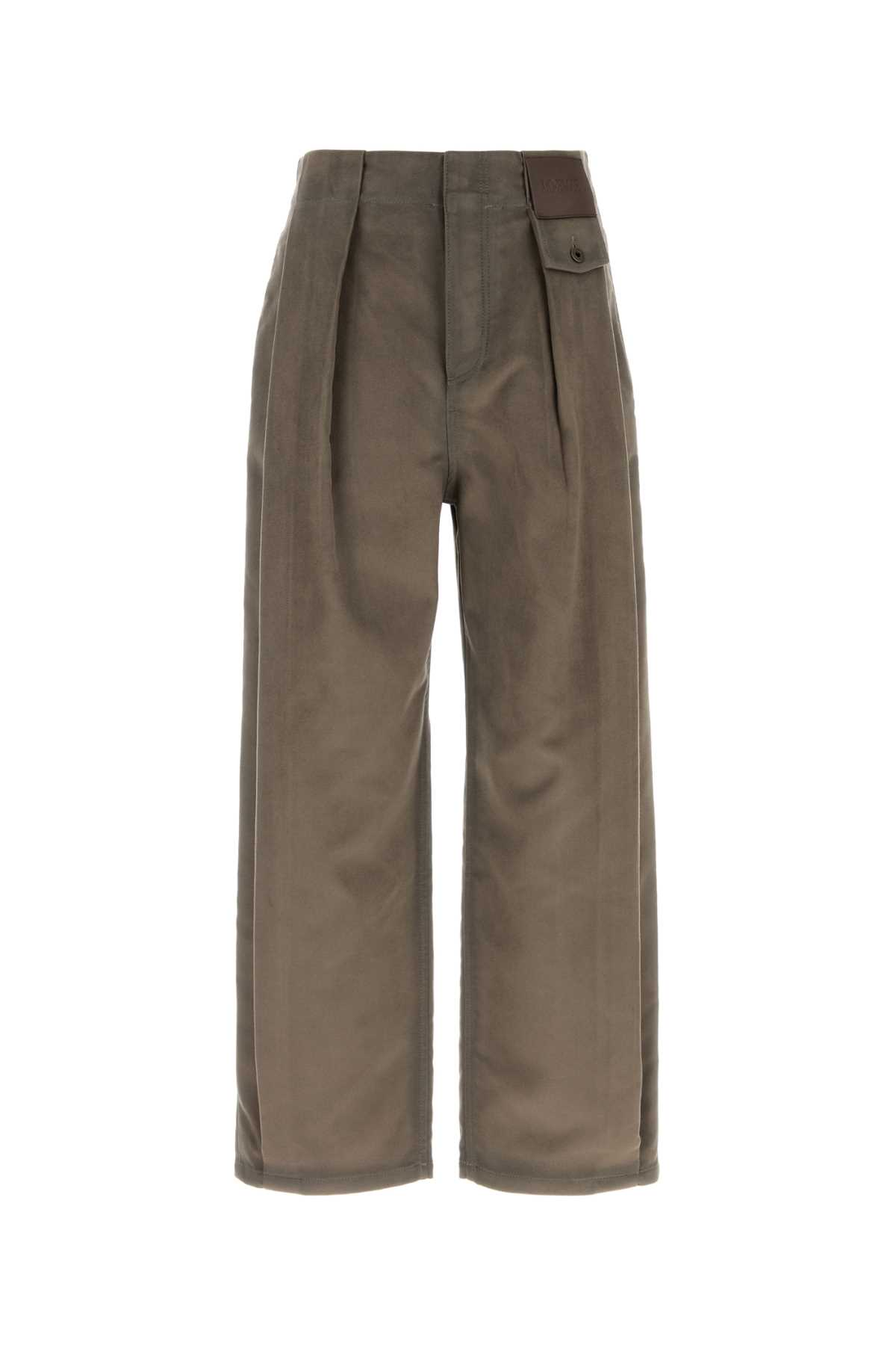 Mud flannel pant H526Y04WIAKHAKIBROWN (LOEWE / パンツ ) | LOEWE (ロエベ)