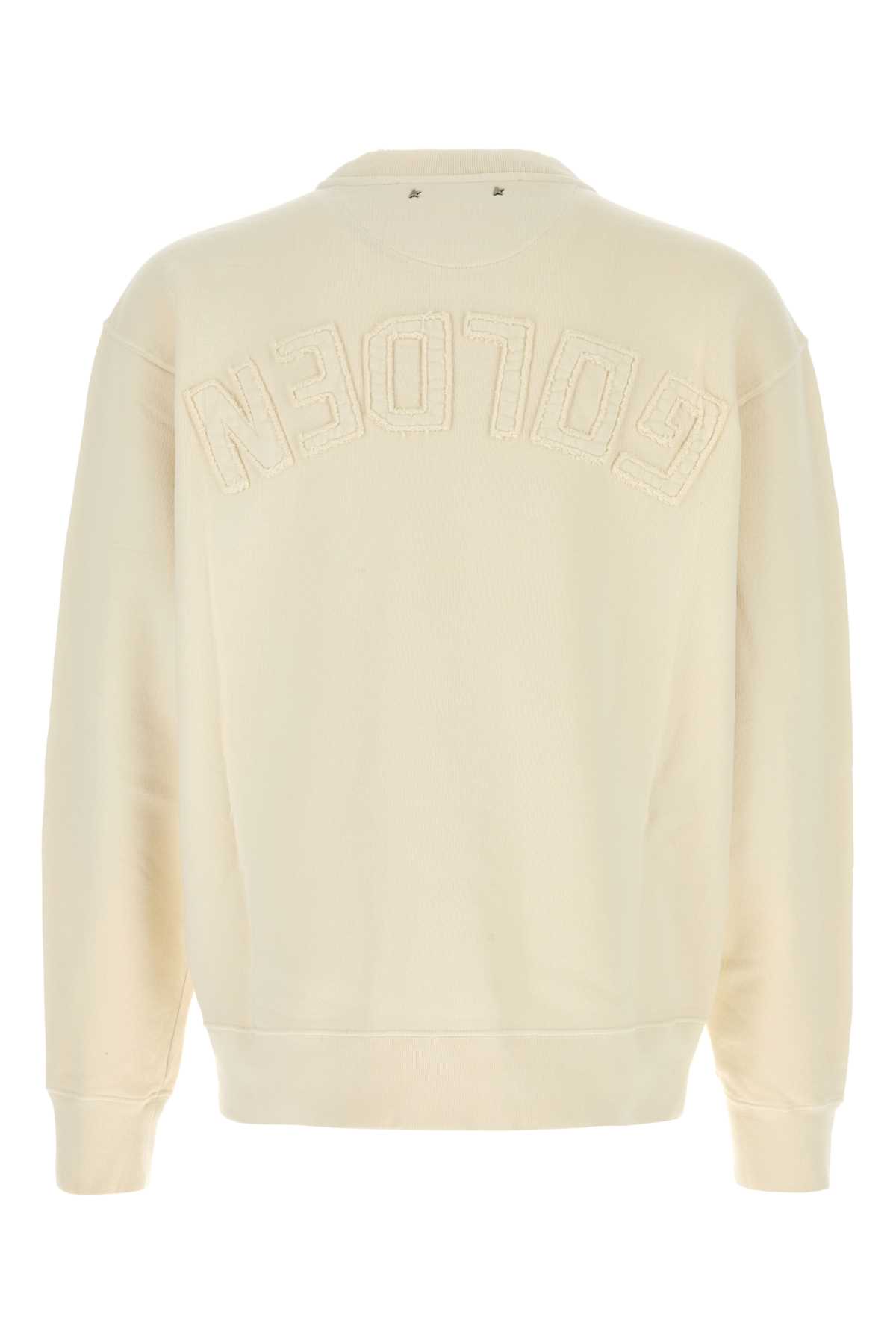Ivory cotton oversize sweatshirt GUP01872P00157911560 (Golden Goose / スウェット・フーディー ) | Golden Goose (ゴールデングース)(1)