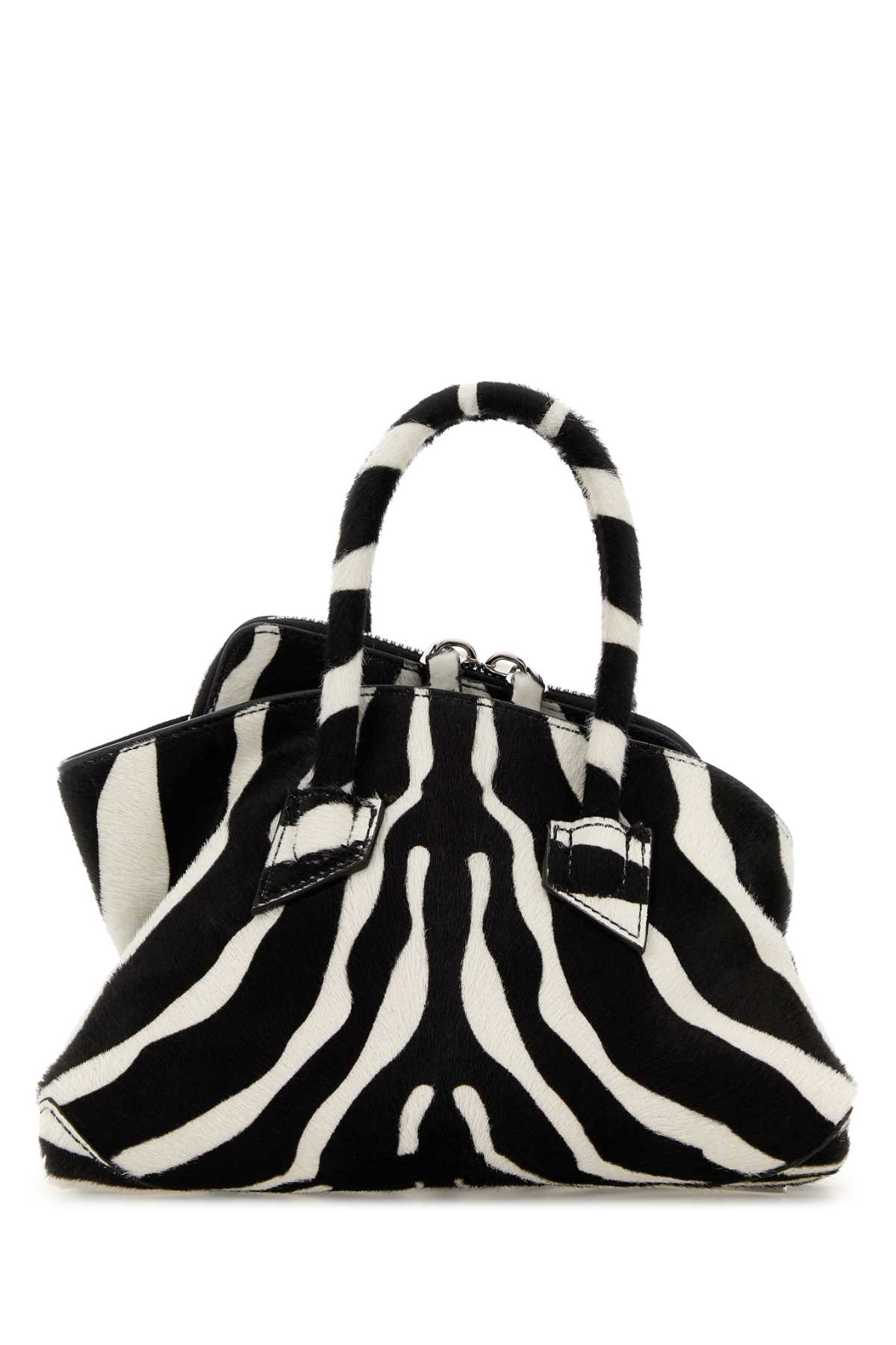 Printed calf hair mini La Passeggiata handbag 260WAH00063LBT156PR020 (THE ATTICO / ハンドバッグ・ショルダーバッグ ) | THE ATTICO (ジ・アティコ)