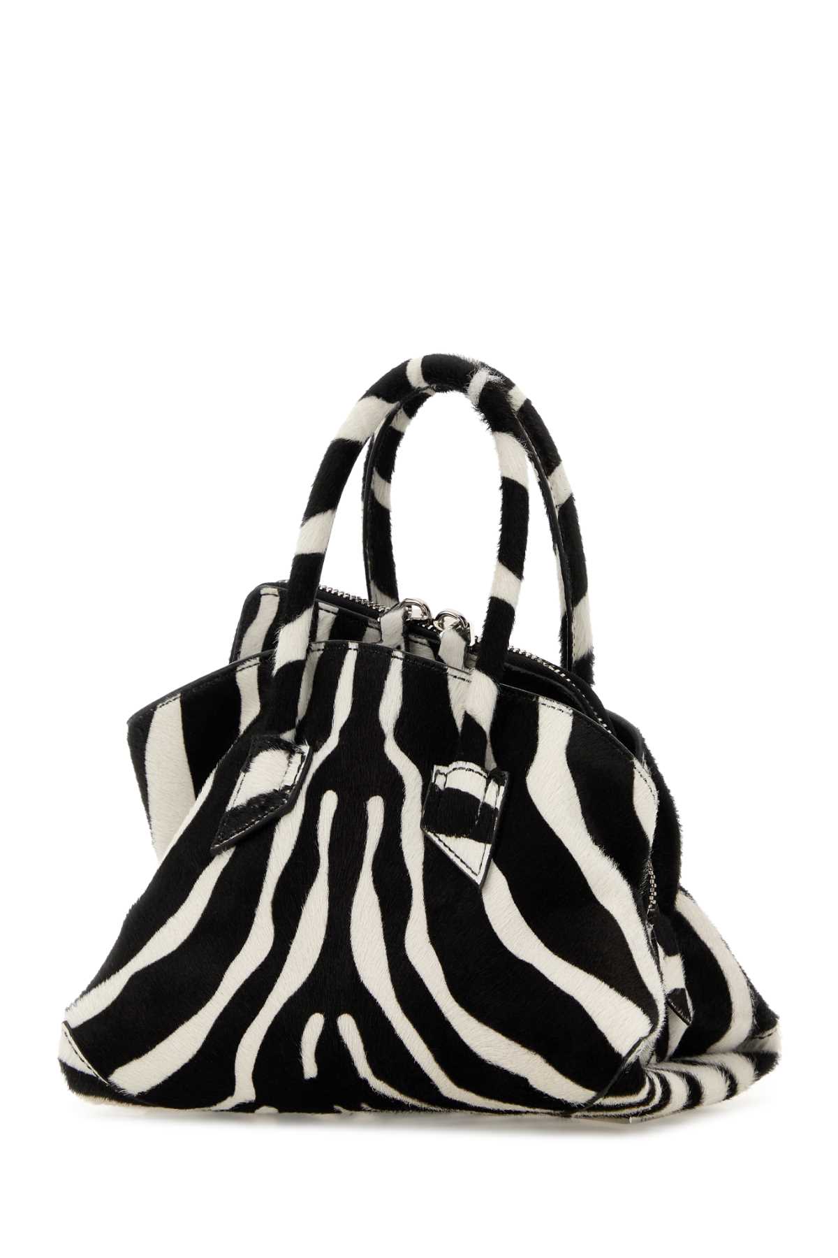 Printed calf hair mini La Passeggiata handbag 260WAH00063LBT156PR020 (THE ATTICO / ハンドバッグ・ショルダーバッグ ) | THE ATTICO (ジ・アティコ)(1)