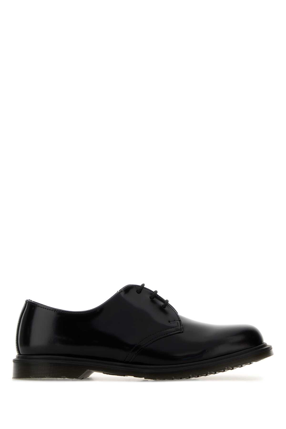 Black leather Mayfare lace-up shoes 42863001BLACKPOLISHESSMOOTH (DR.MARTENS / スニーカー ) | DR.MARTENS (ドクターマーチン)