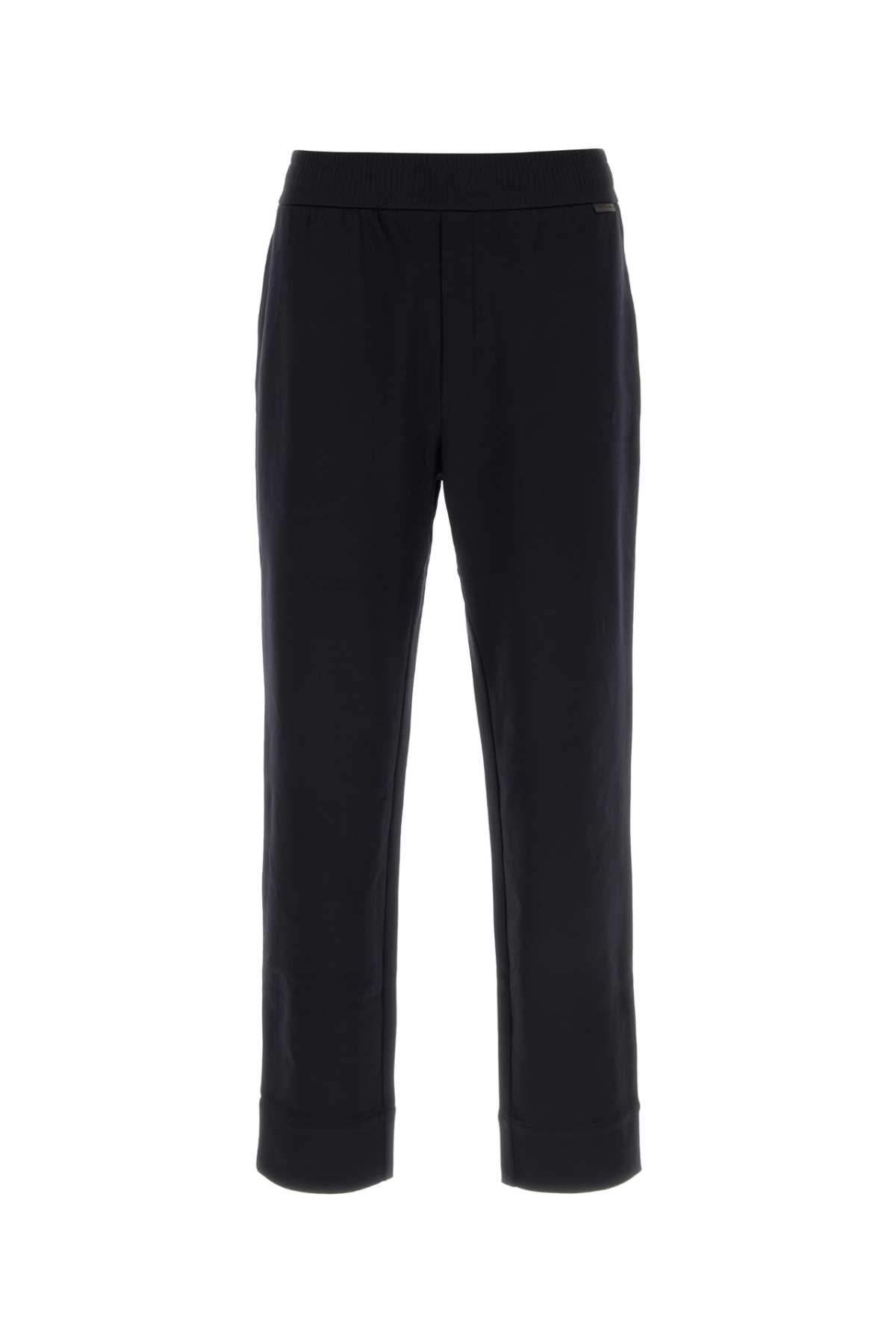 Midnight blue cotton blend joggers L10918H0000789B5F779 (Moncler / パンツ ) | Moncler (モンクレール)