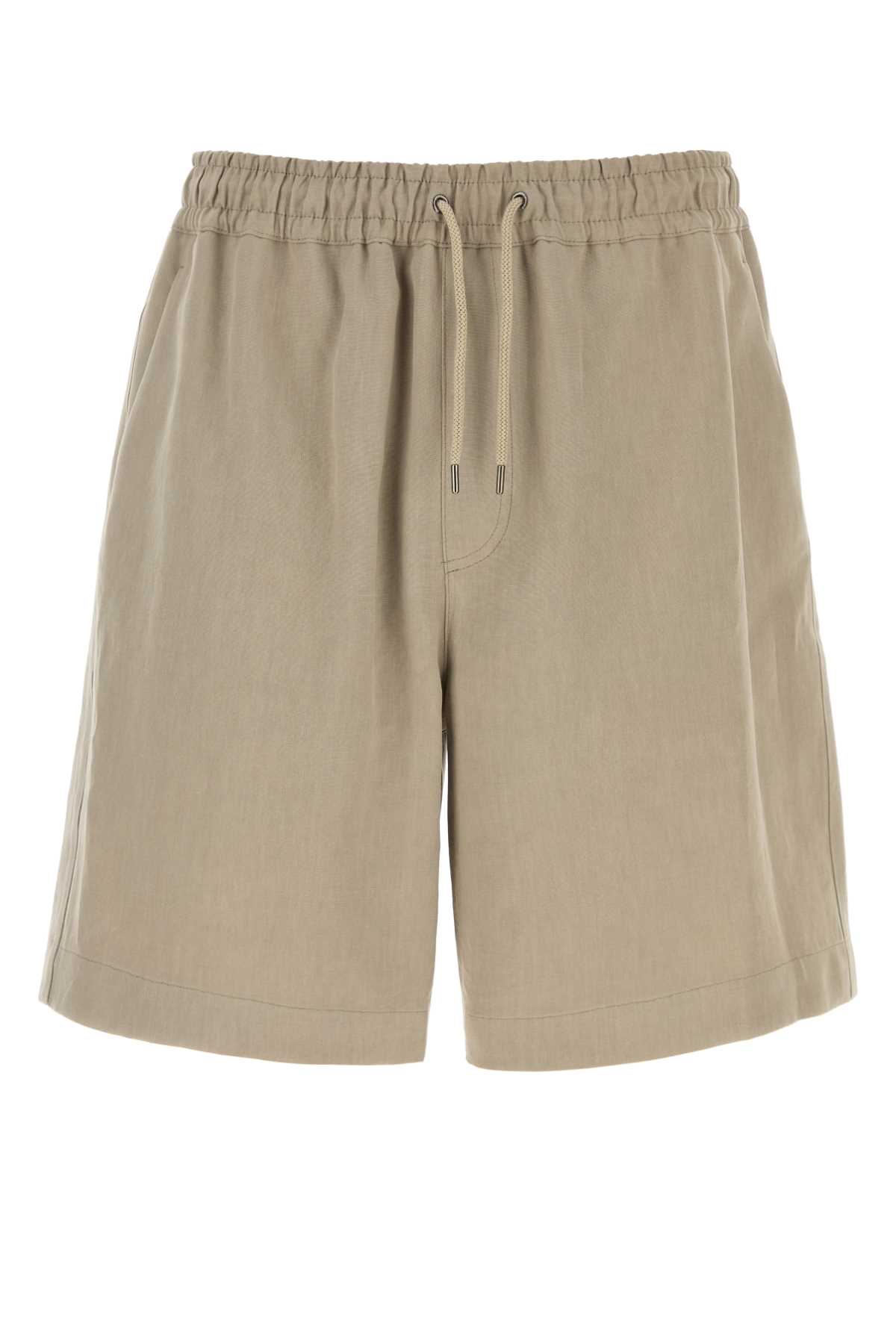 Dove grey linen bermuda shorts GM001626TE10954U6167 (GIORGIO ARMANI / ショートパンツ ) | GIORGIO ARMANI (ジョルジオ アルマーニ)