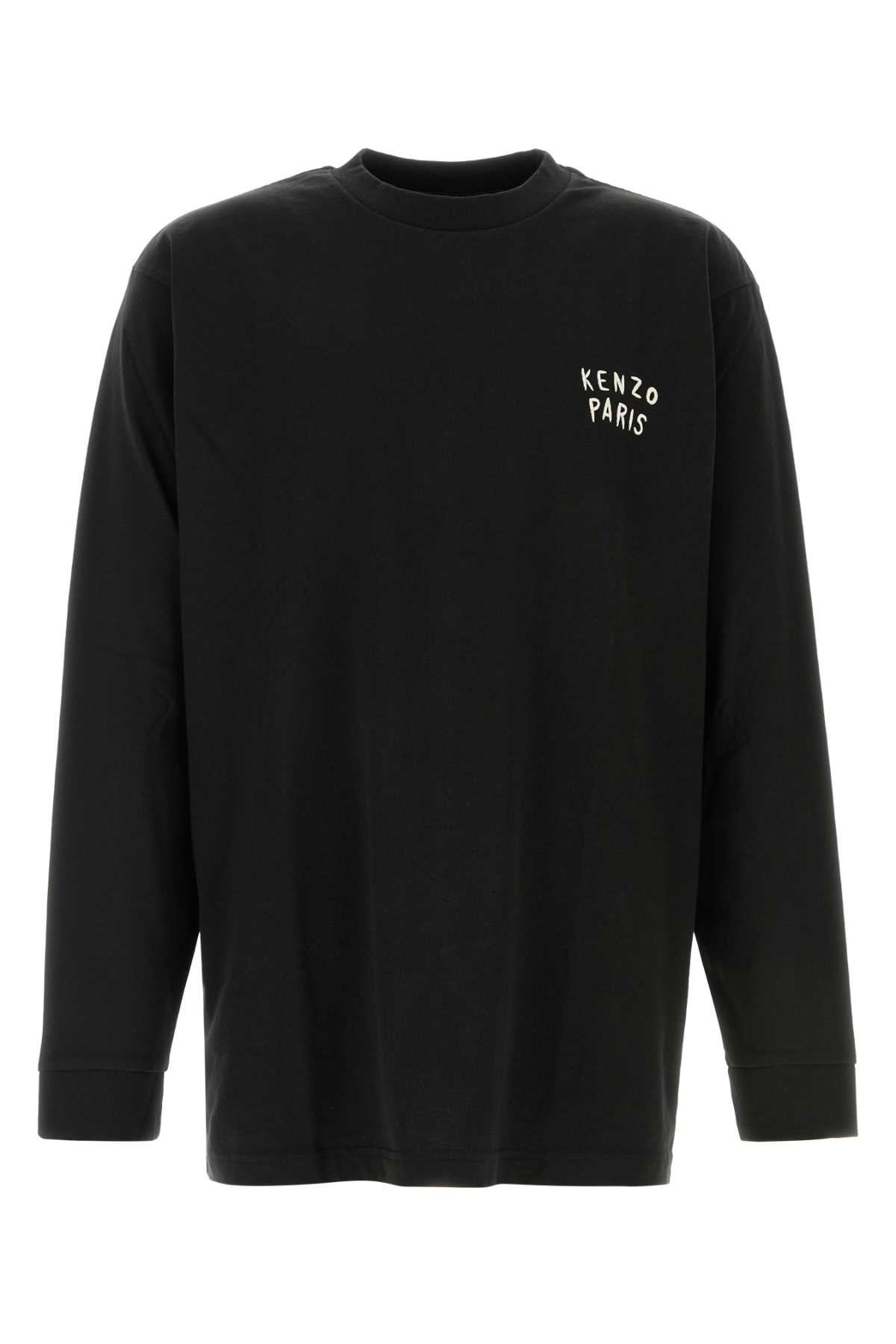 Black cotton t-shirt FG55TL3034SY99J (KENZO / Tシャツ・カットソー ) | KENZO (ケンゾー)