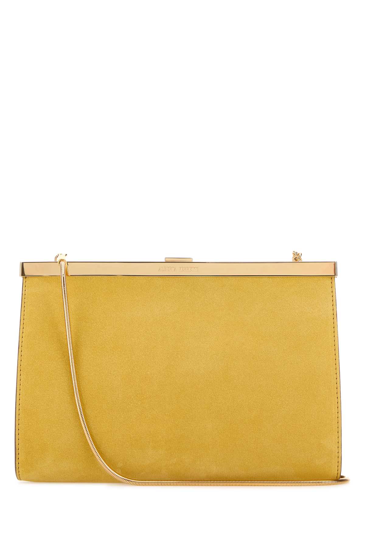 Yellow suede clutch 26152A840380010421 (ALBERTA FERRETTI / ハンドバッグ・ショルダーバッグ ) | ALBERTA FERRETTI (アルベルタ フェレッティ)