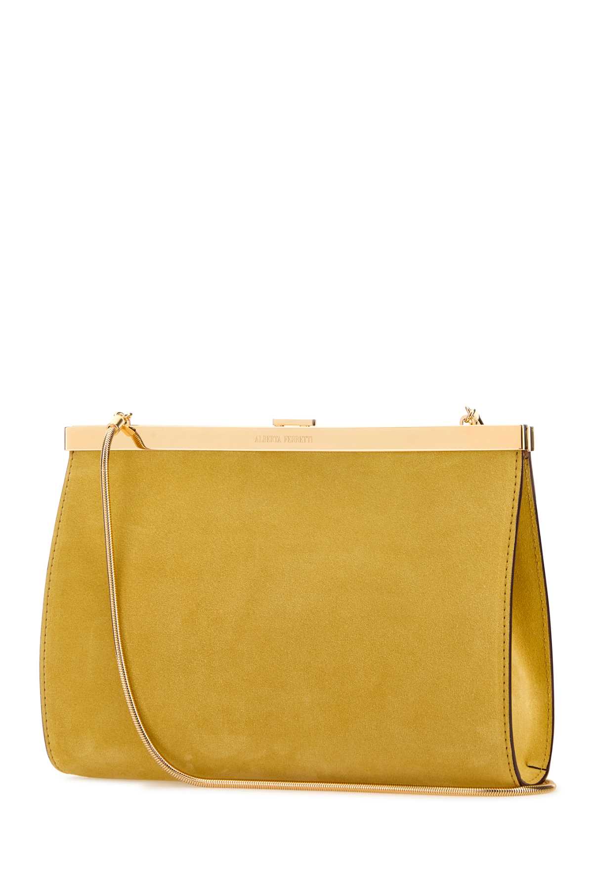 Yellow suede clutch 26152A840380010421 (ALBERTA FERRETTI / ハンドバッグ・ショルダーバッグ ) | ALBERTA FERRETTI (アルベルタ フェレッティ)(1)