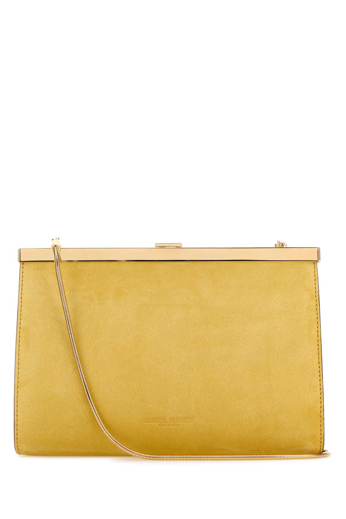 Yellow suede clutch 26152A840380010421 (ALBERTA FERRETTI / ハンドバッグ・ショルダーバッグ ) | ALBERTA FERRETTI (アルベルタ フェレッティ)(2)