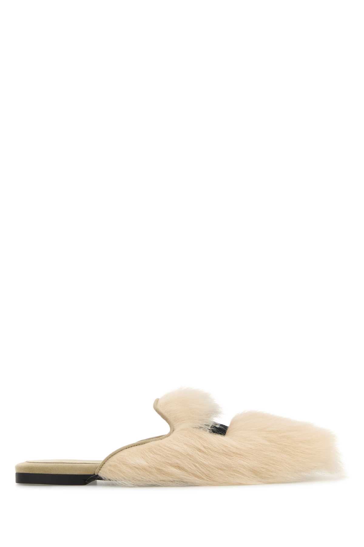 Sand shearling slippers CI0224A9Y938H070 (Dolce & Gabbana / サンダル ) | Dolce & Gabbana (ドルチェガッバーナ)