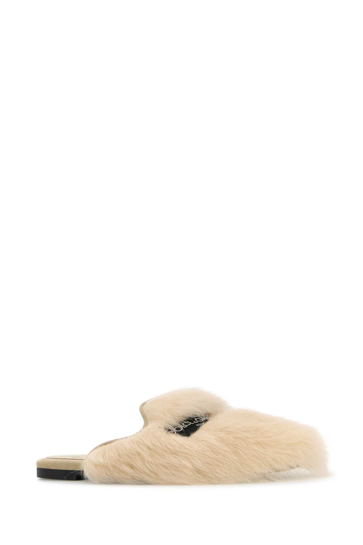 Sand shearling slippers CI0224A9Y938H070 (Dolce & Gabbana / サンダル ) | Dolce & Gabbana (ドルチェガッバーナ)(1)