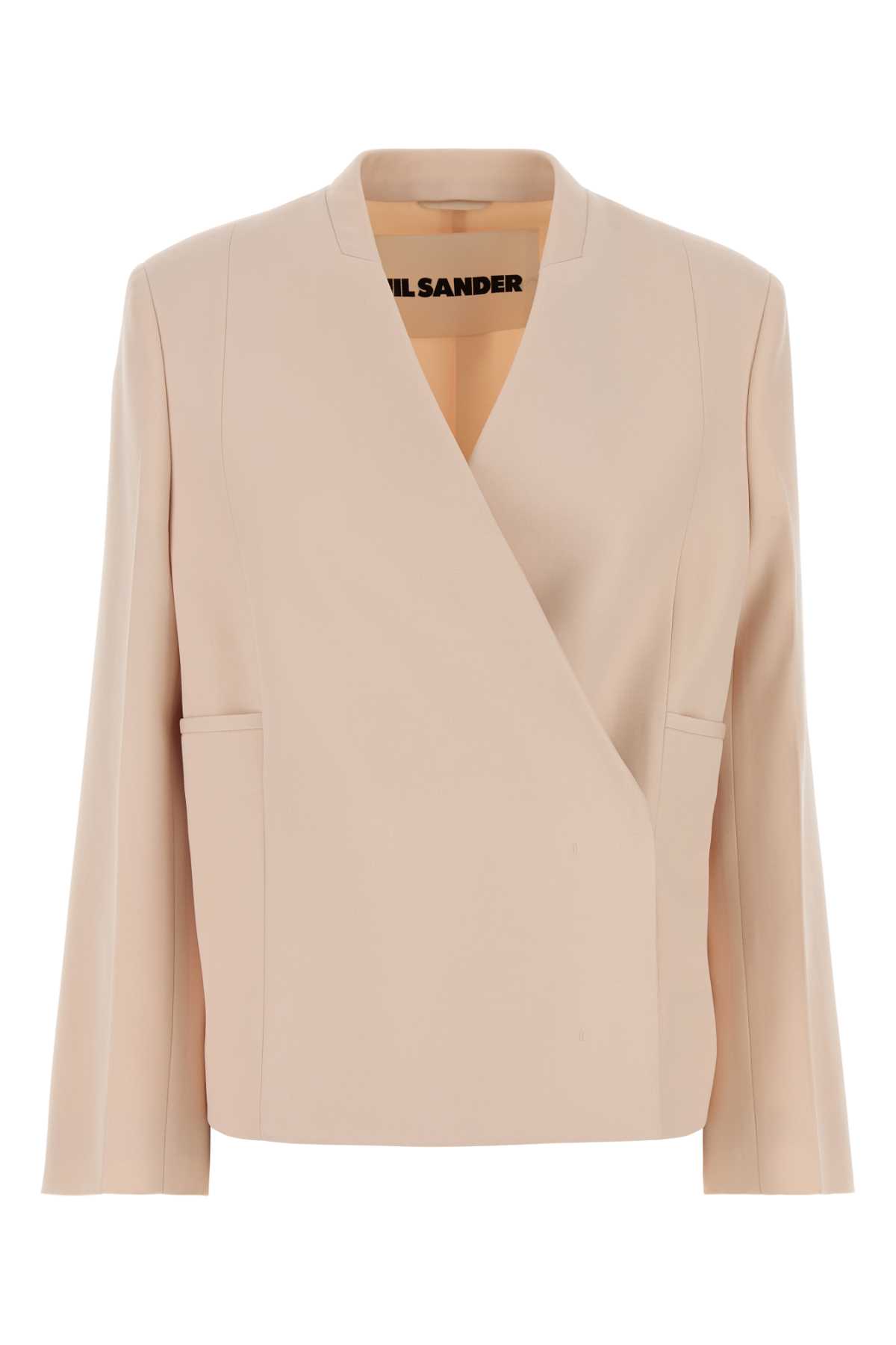Pastel pink wool blazer J02BN0236J40002277 (Jil Sander / ブレザー・ジャケット ) | Jil Sander (ジルサンダー)