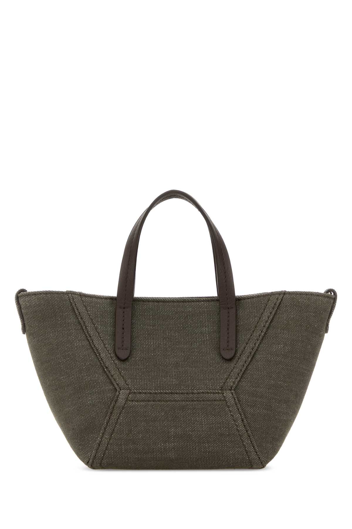 Olive green fabric handbag MB25D2675C004 (Brunello Cucinelli / ハンドバッグ・ショルダーバッグ ) | Brunello Cucinelli (ブルネロ・クチネリ)
